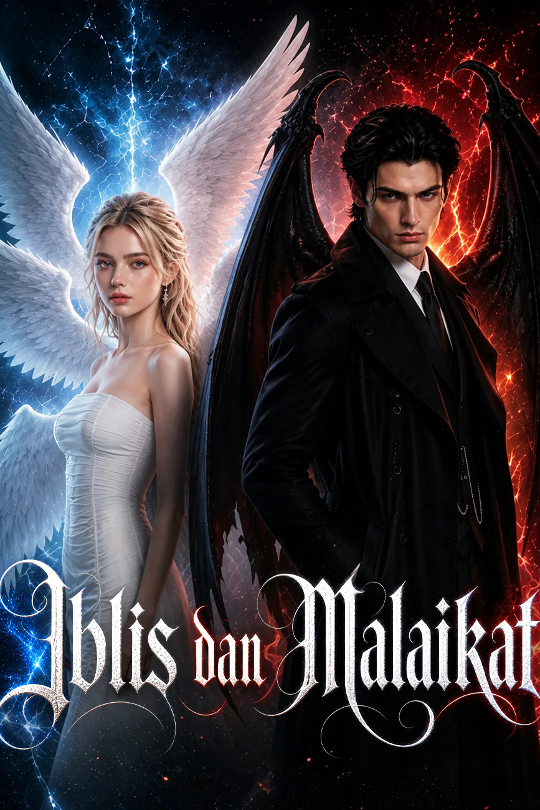 Poster Iblis dan Malaikat