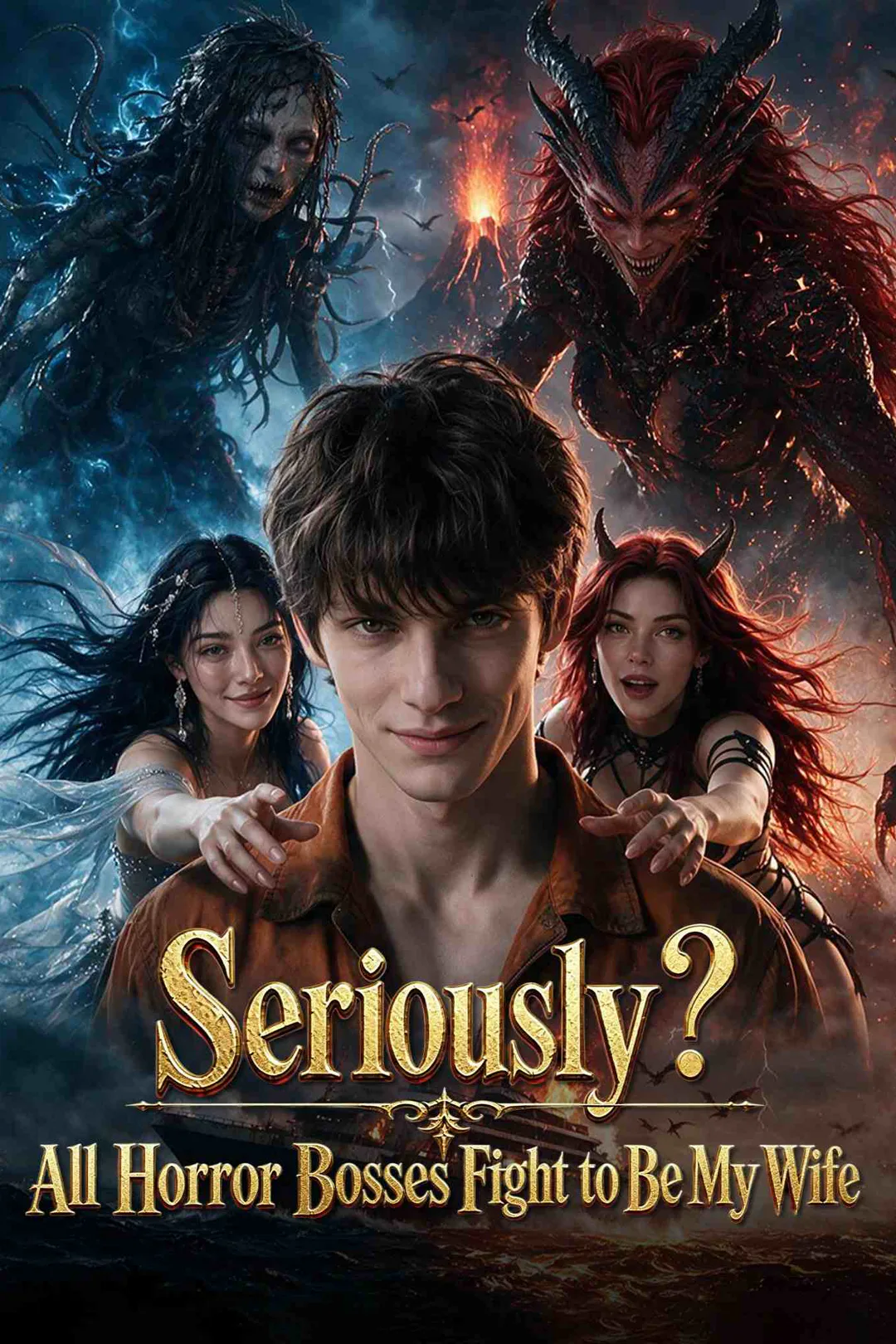 Seriously? All Horror Bosses Fight to Be My Wife poster