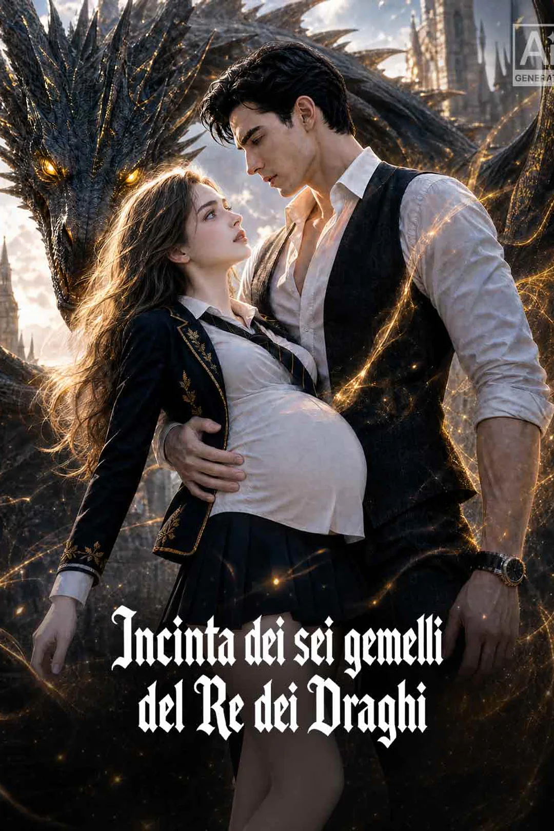 Locandina di Incinta dei sei gemelli del Re dei Draghi
