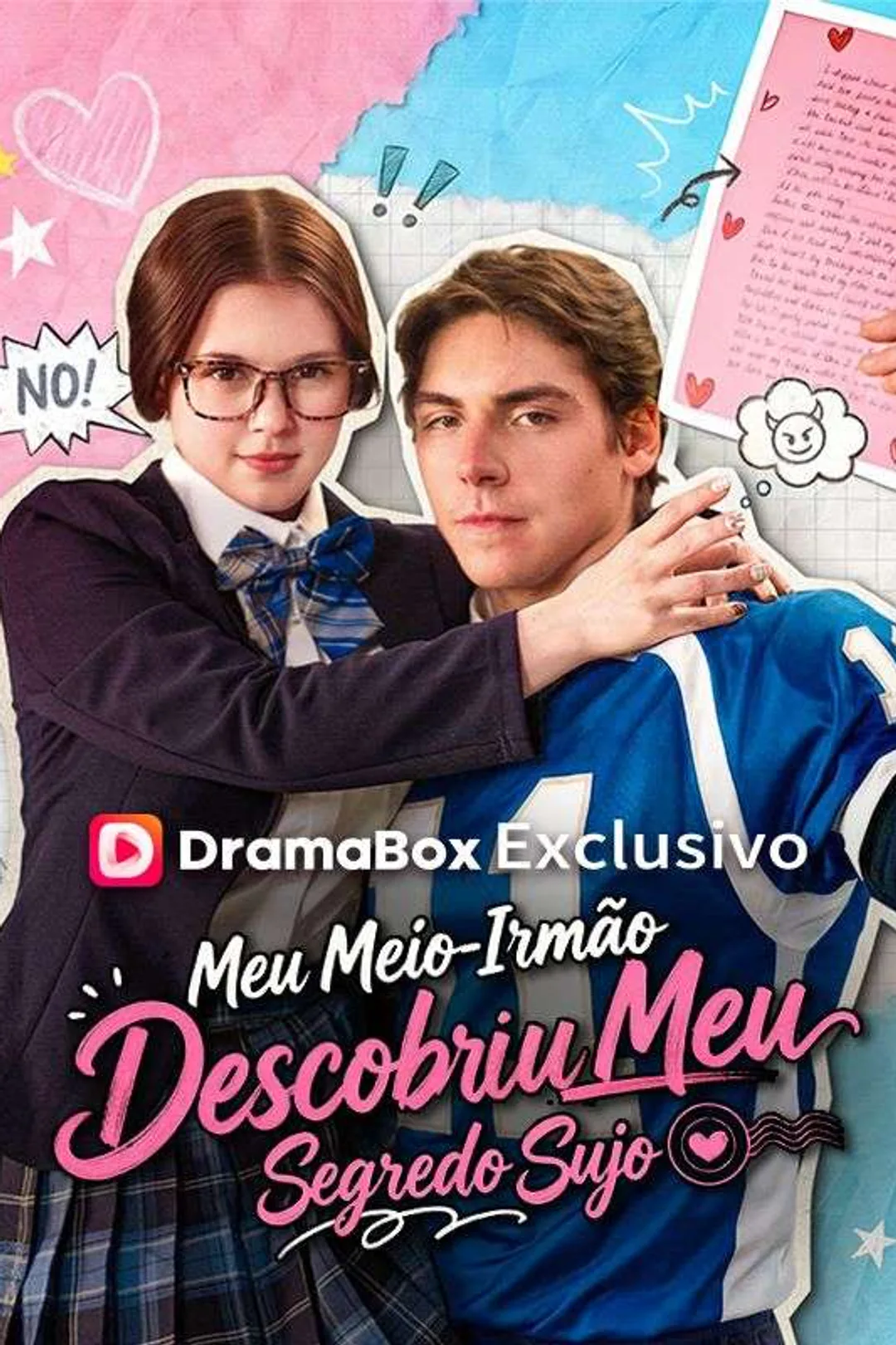 Pôster de Meu Meio-Irmão Descobriu Meu Segredo Sujo