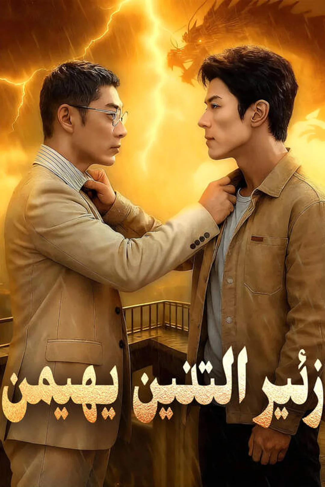 ملصق مسلسل «زئير التنين يهيمن»