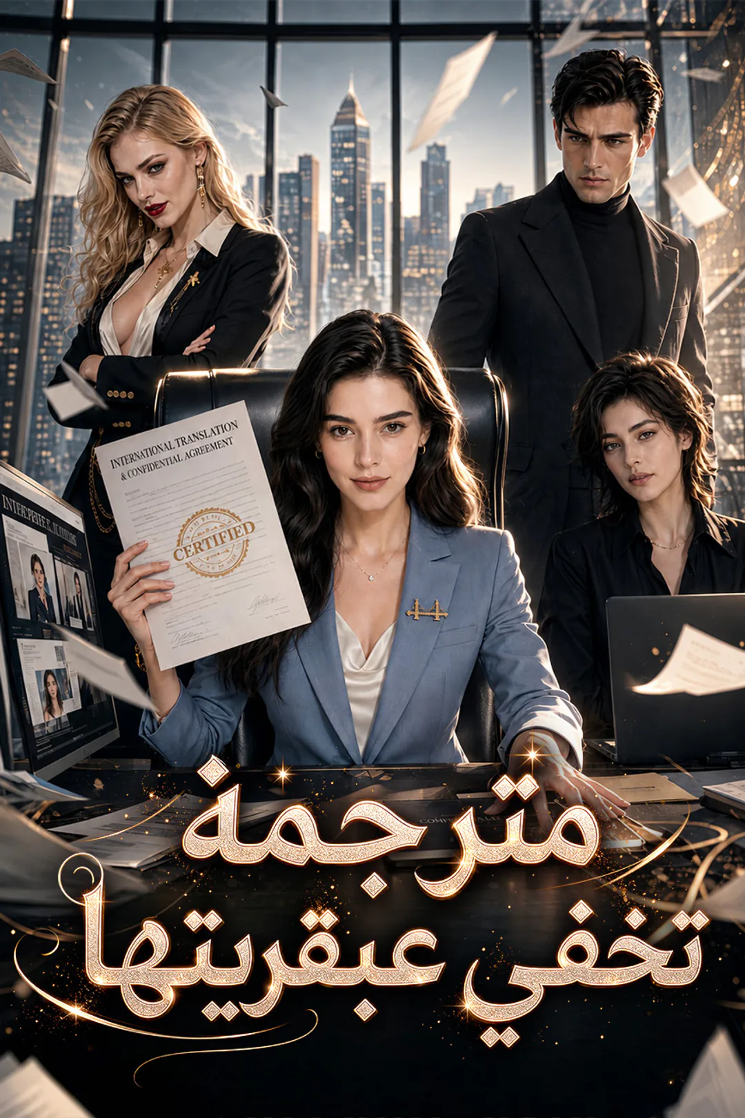 ملصق مسلسل «مترجمة تخفي عبقريتها»