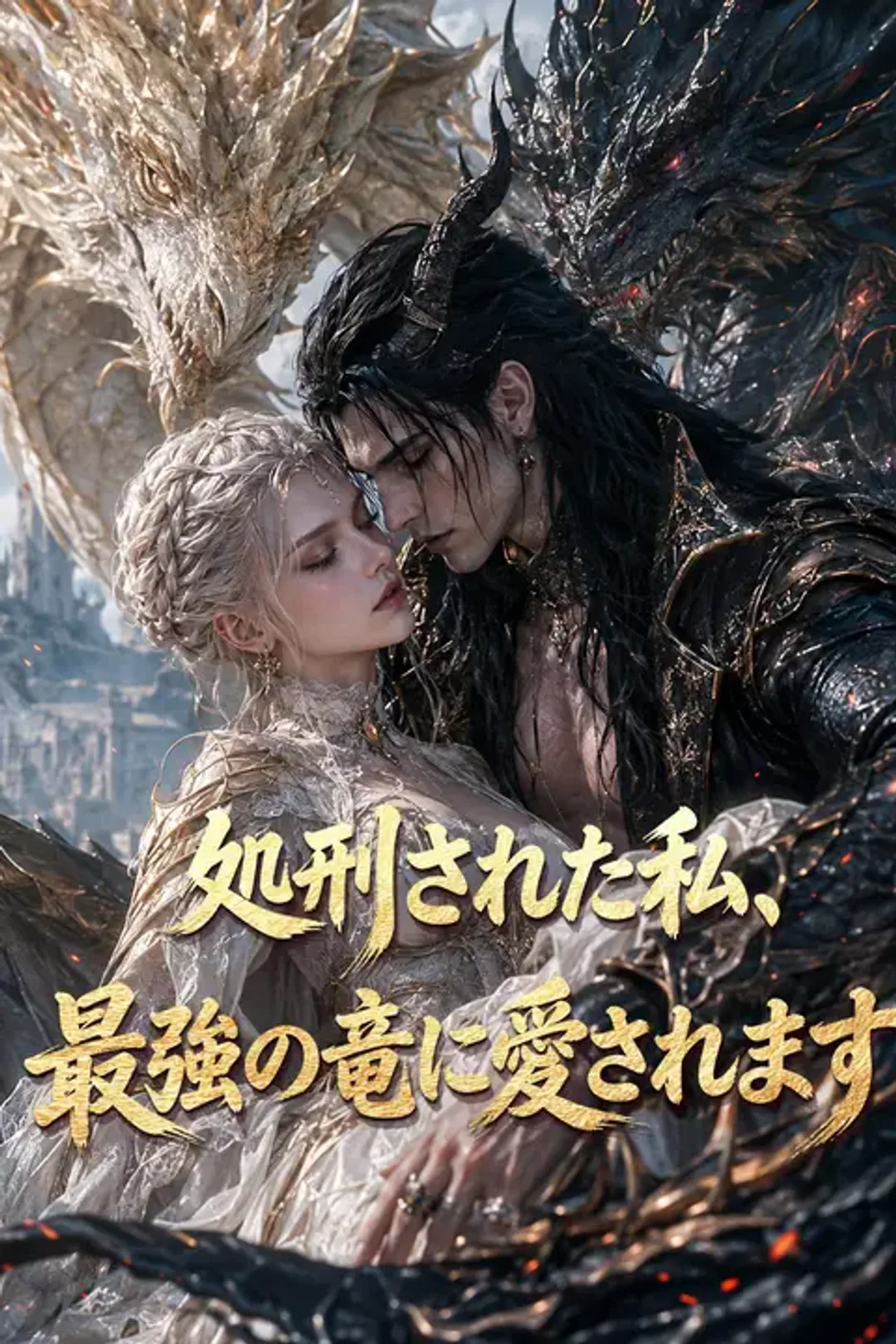 処刑された私、最強の竜に愛されますのポスター