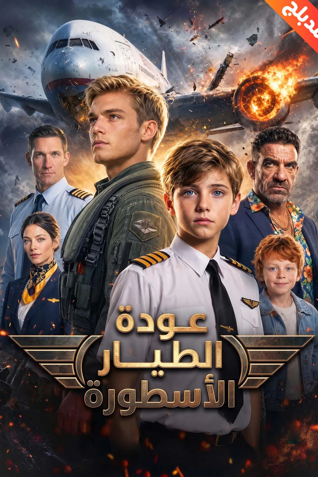 ملصق مسلسل «المدبلج-عودة الطيار الأسطورة»
