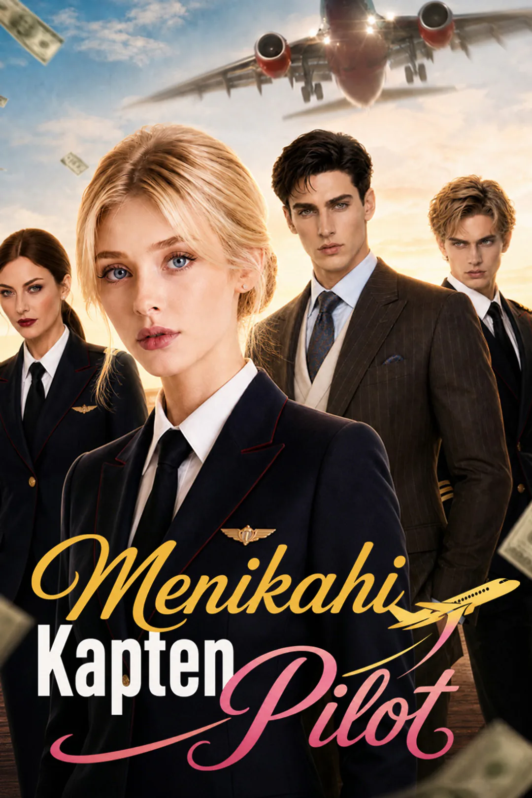 Poster Menikahi Kapten Pilot