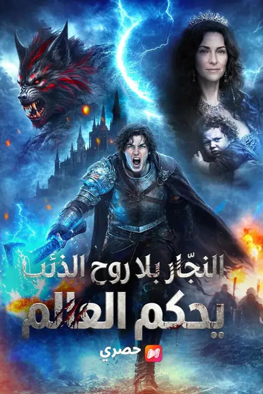 ملصق مسلسل «النجّار بلا روح الذئب يحكم العالم»