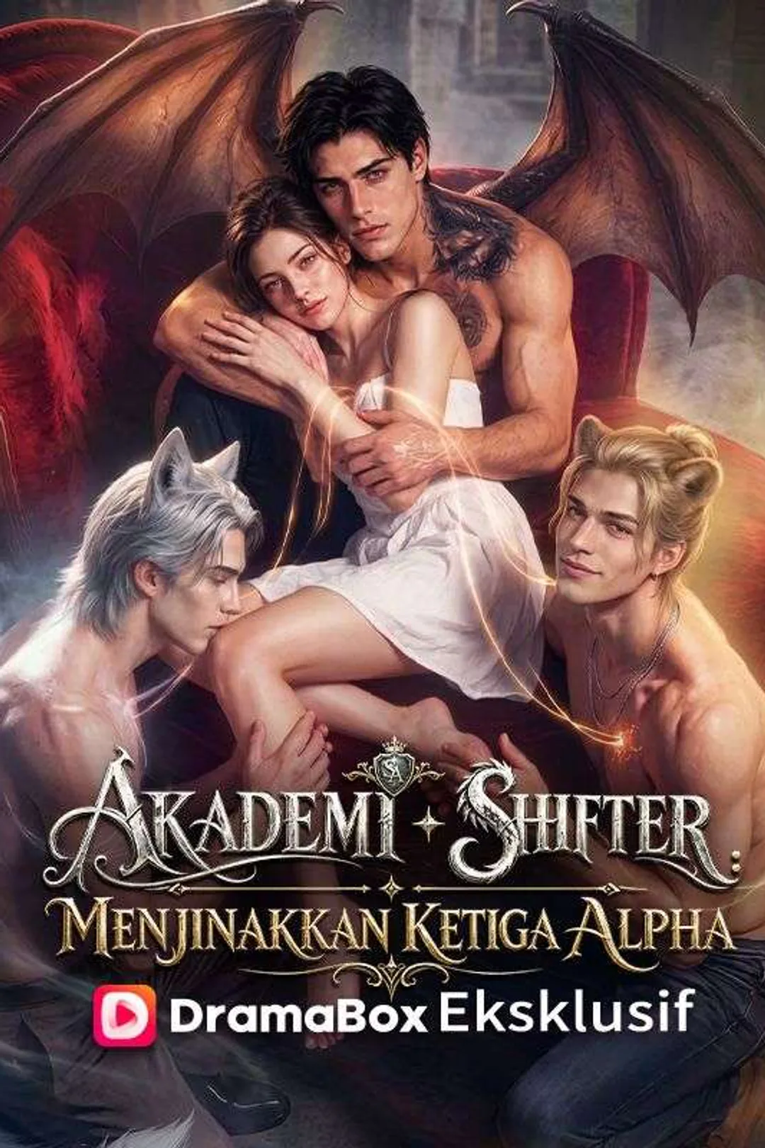 Poster Akademi Shifter：Menjinakkan Ketiga Alpha