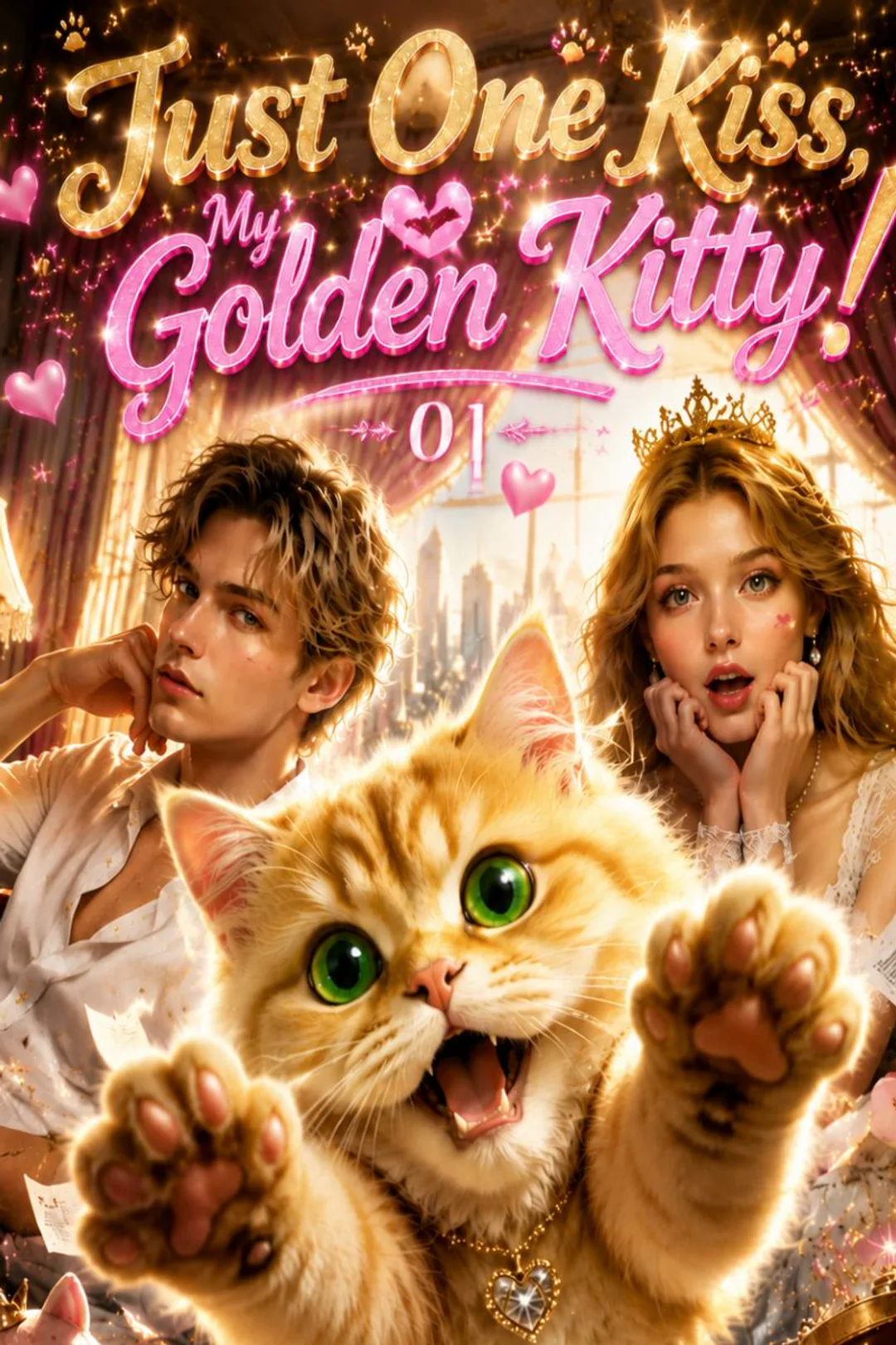 Just One Kiss, My Golden Kitty! poster