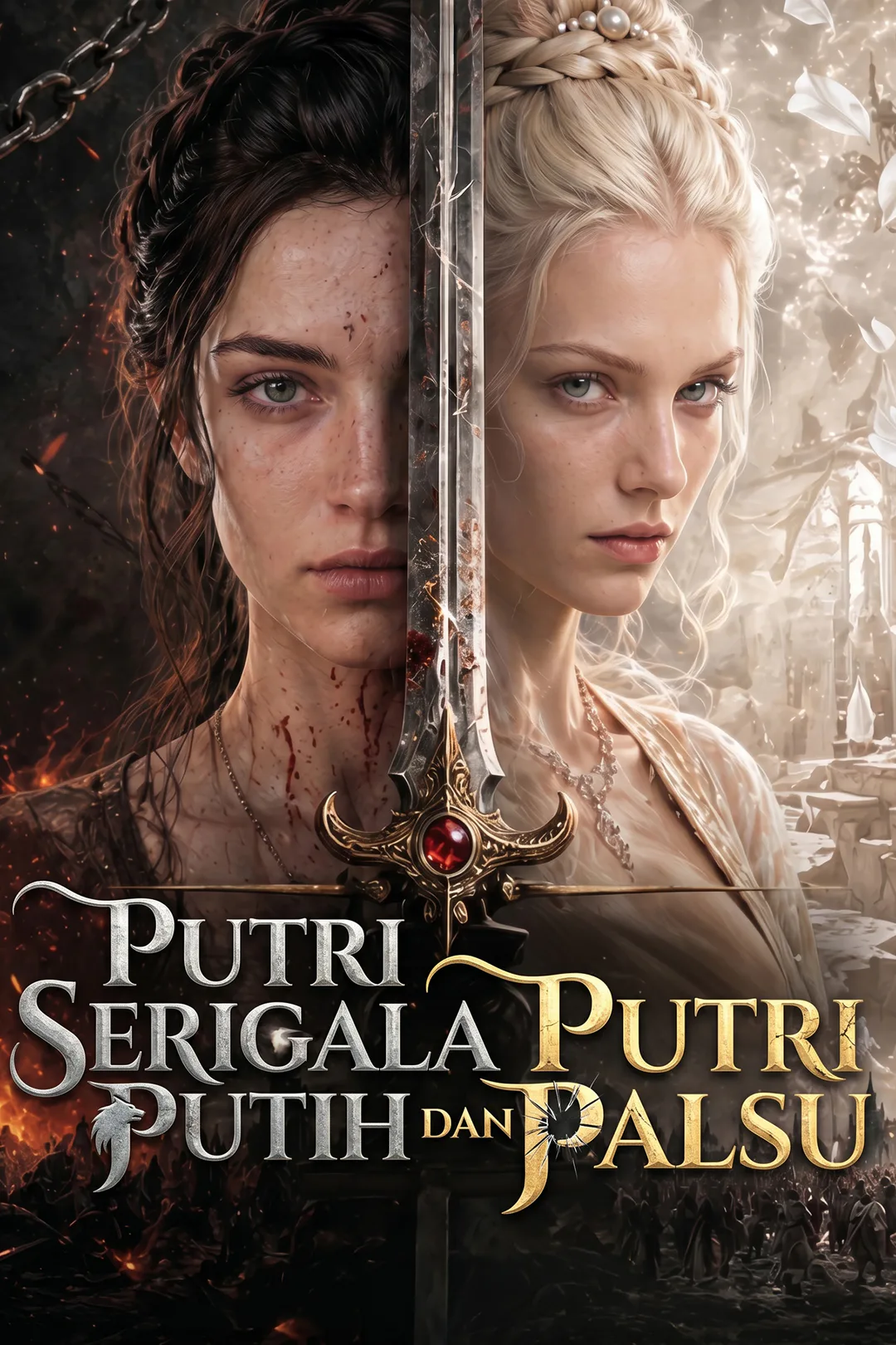 Poster Putri Serigala Putih dan Putri Palsu