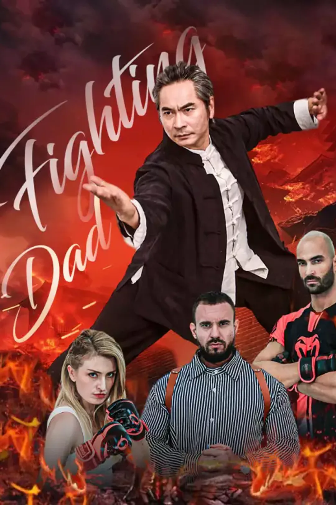 Fighting, Dad poster