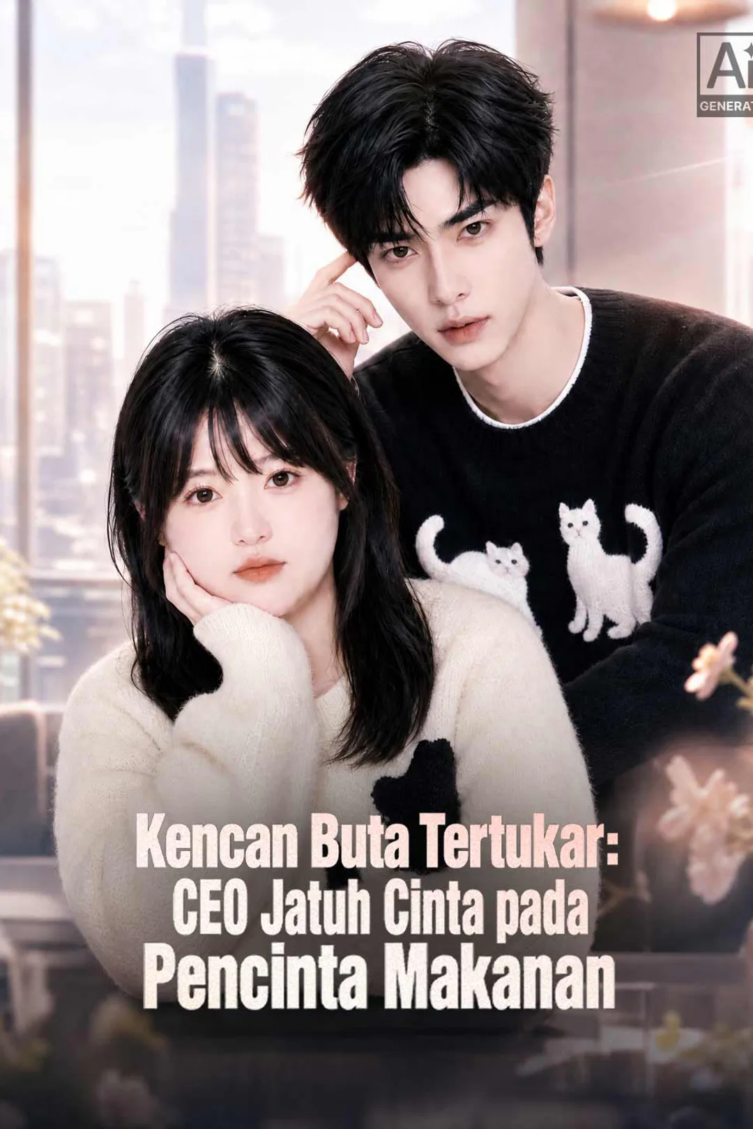 Poster Kencan Buta Tertukar: CEO Jatuh Cinta pada Pencinta Makanan