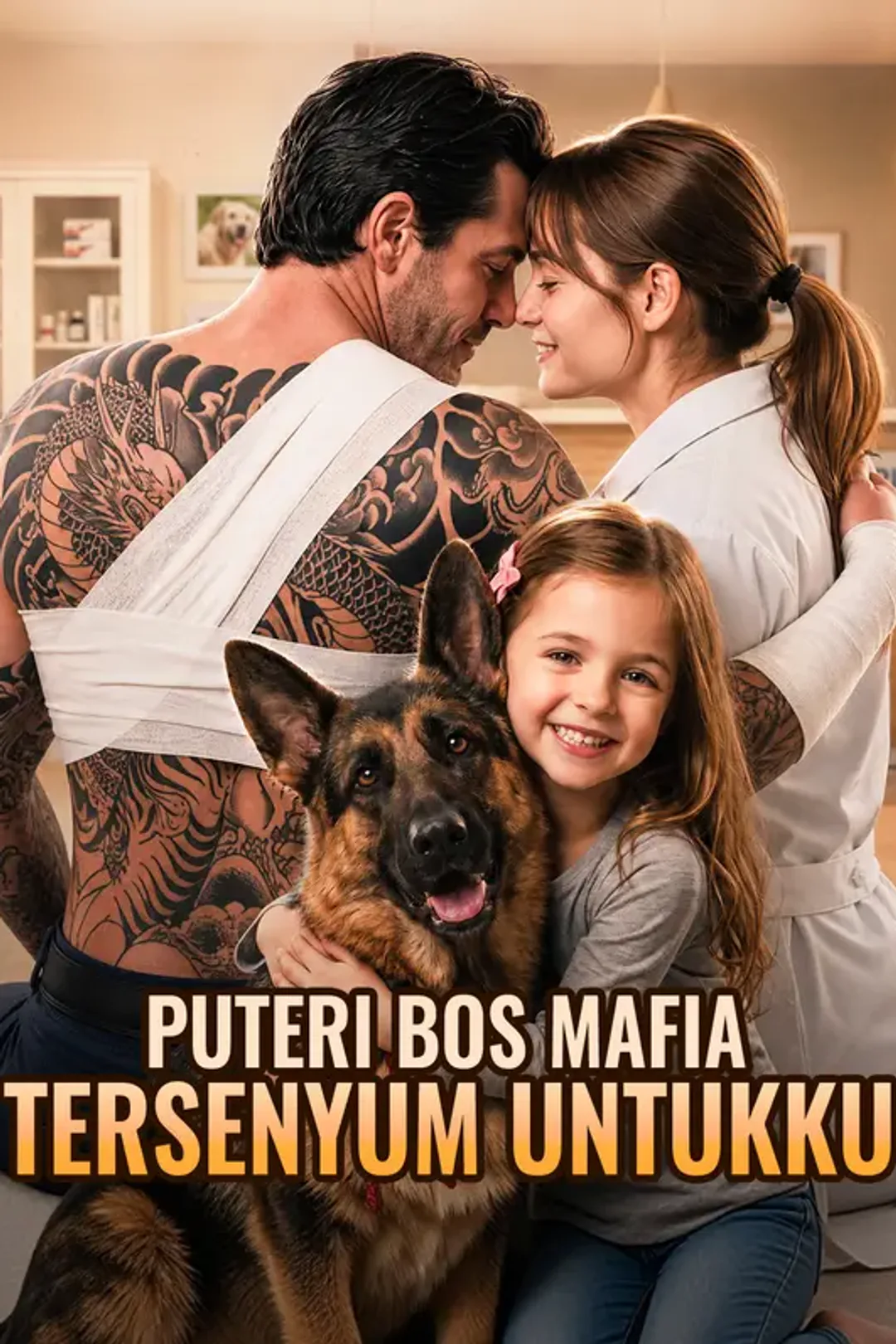 Poster Puteri Bos Mafia Tersenyum untukku