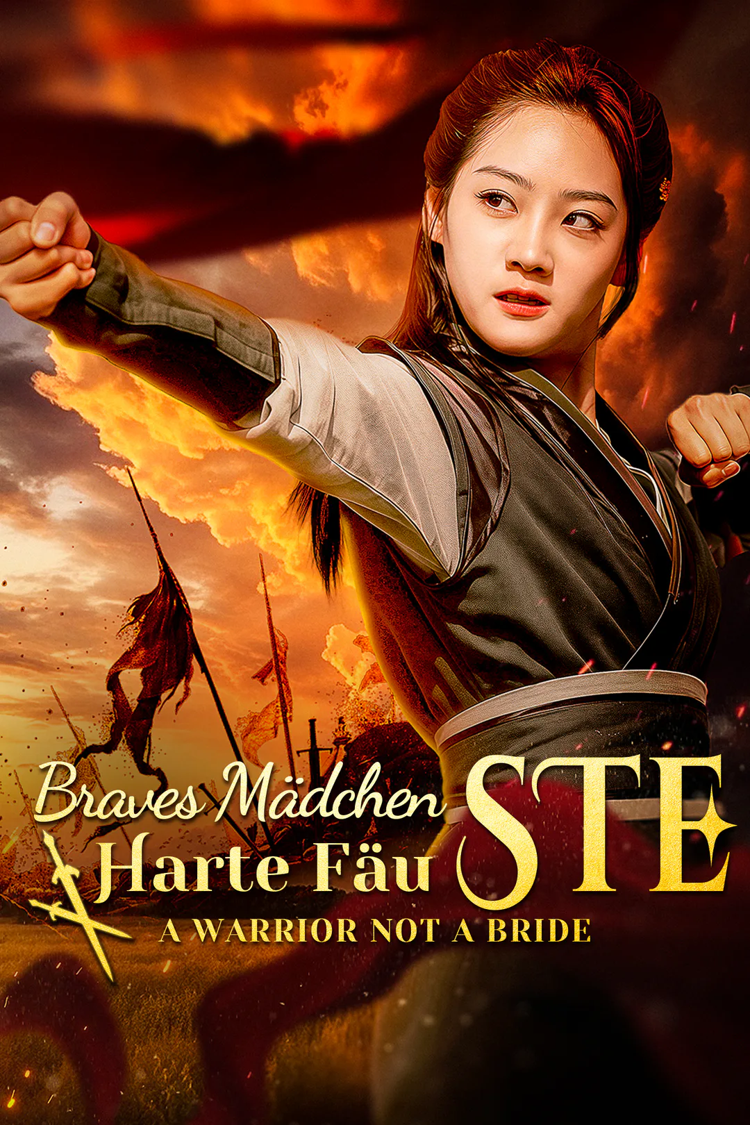 Poster von Braves Mädchen, Harte Fäuste
