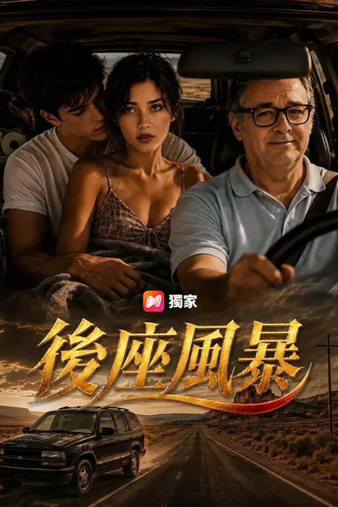 《後座風暴》海報