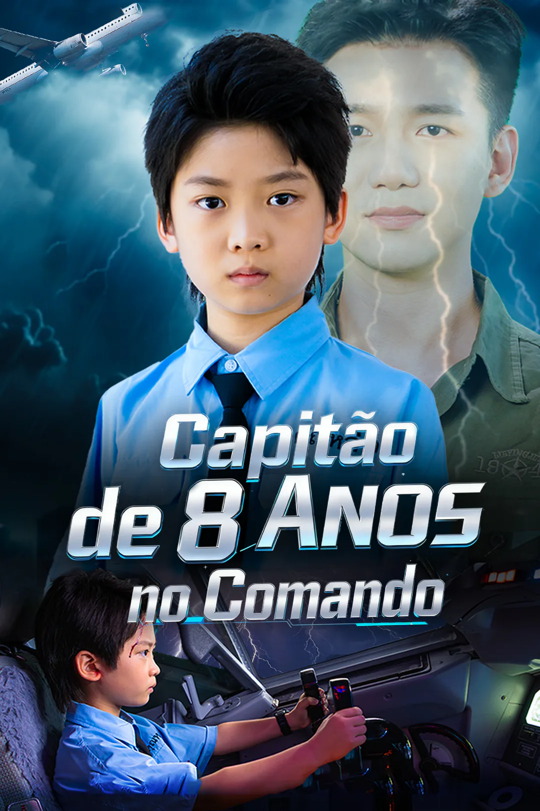 Pôster de Capitão de 8 Anos no Comando