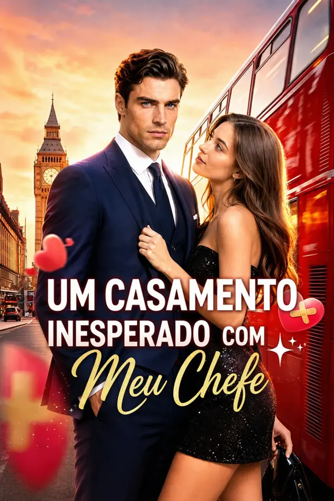 Pôster de Casamento Inesperado com Meu Chefe