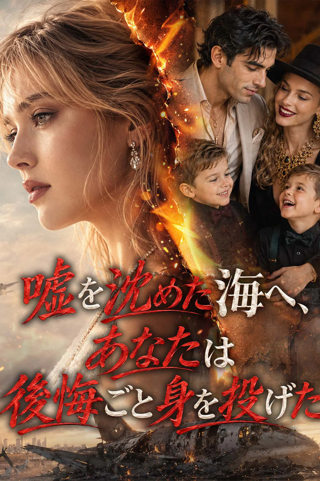 嘘を沈めた海へ、あなたは後悔ごと身を投げたのポスター