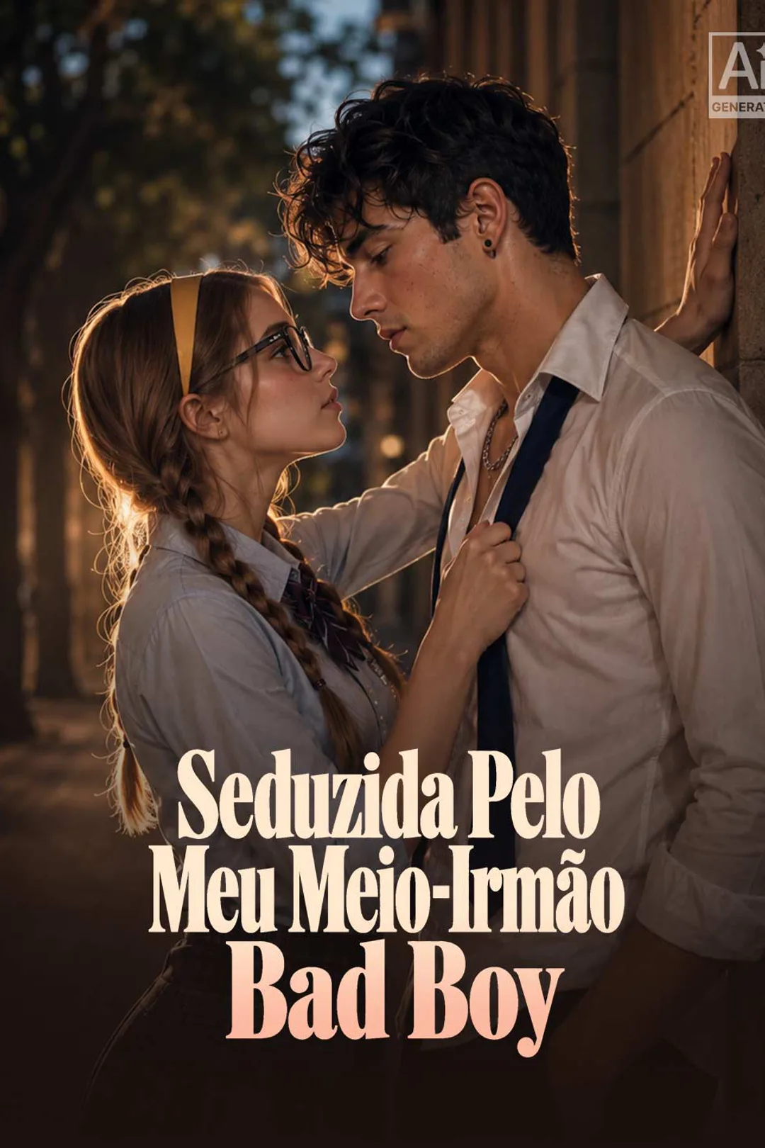 Pôster de Seduzida Pelo Meu Meio-Irmão Bad Boy