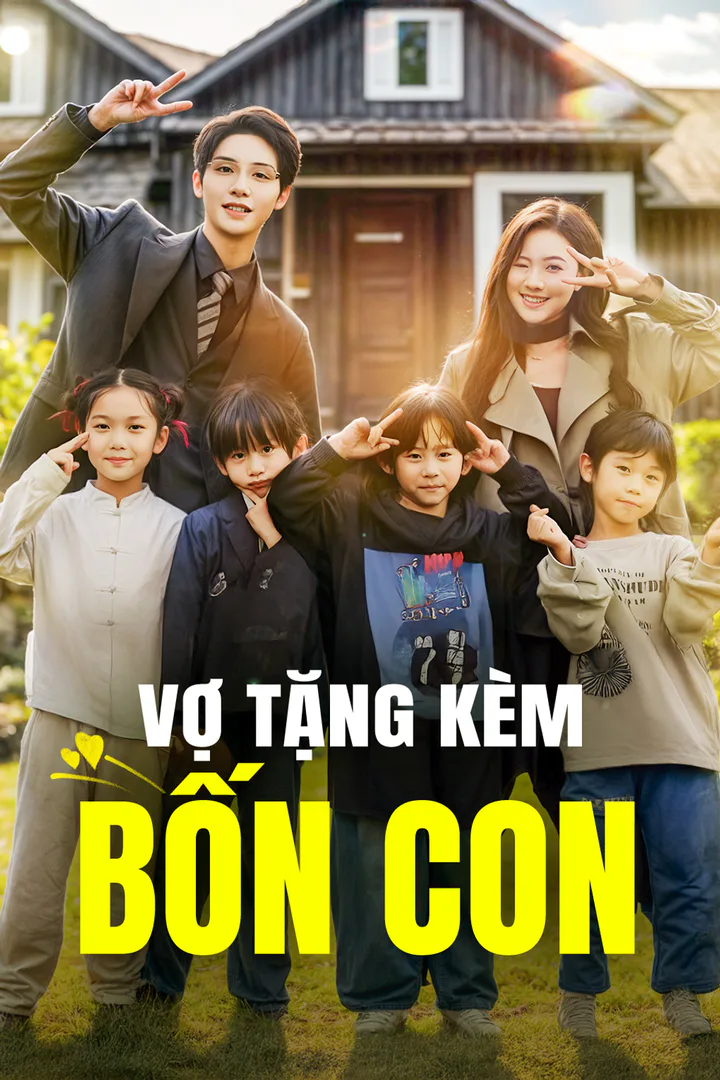 Poster phim Vợ Tặng Kèm Bốn Con
