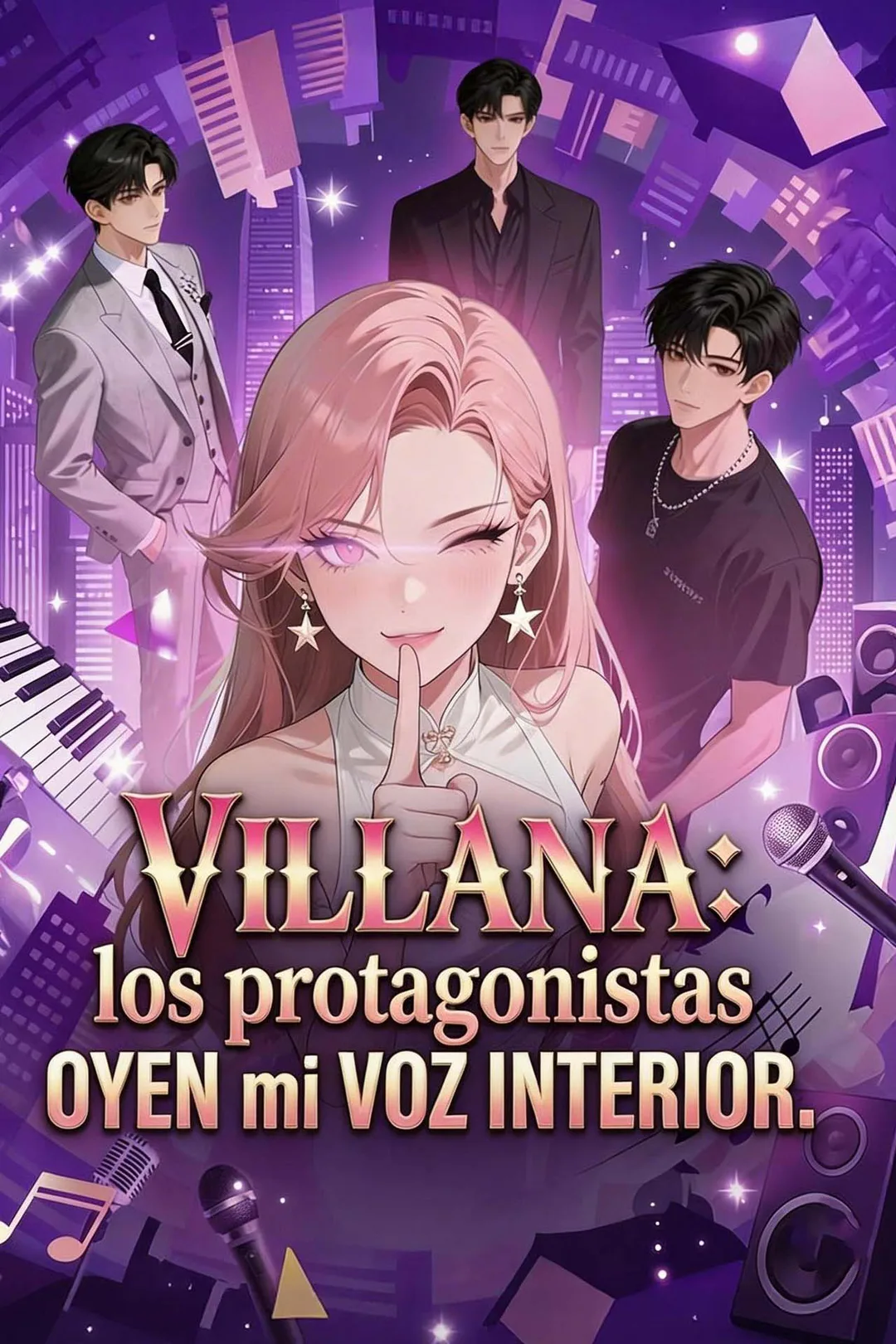 Póster de Villana: los protagonistas oyen mi voz interior
