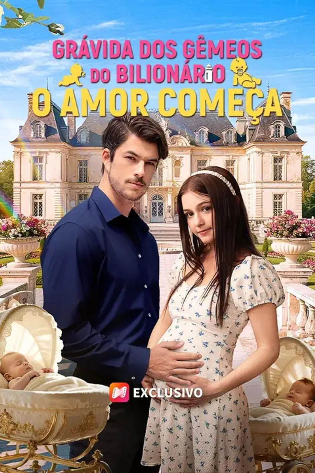 Pôster de Grávida dos Gêmeos do Bilionário, O Amor Começa