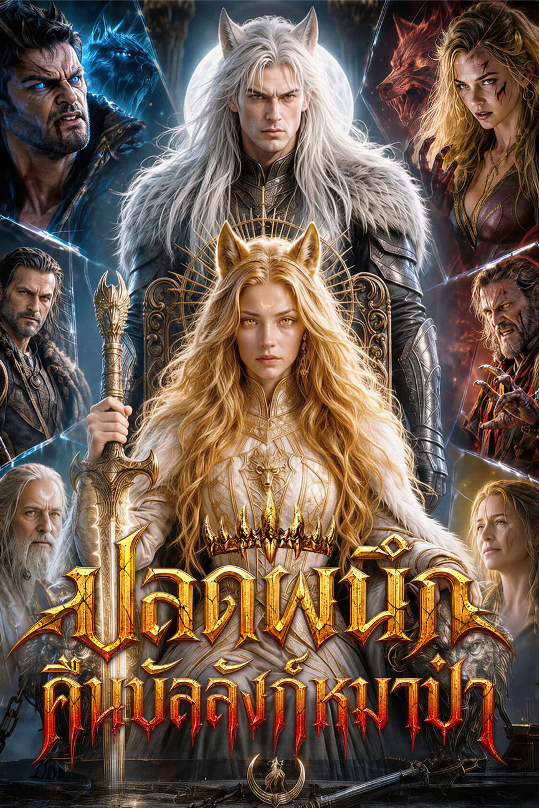 โปสเตอร์ ปลดผนึก คืนบัลลังก์หมาป่า