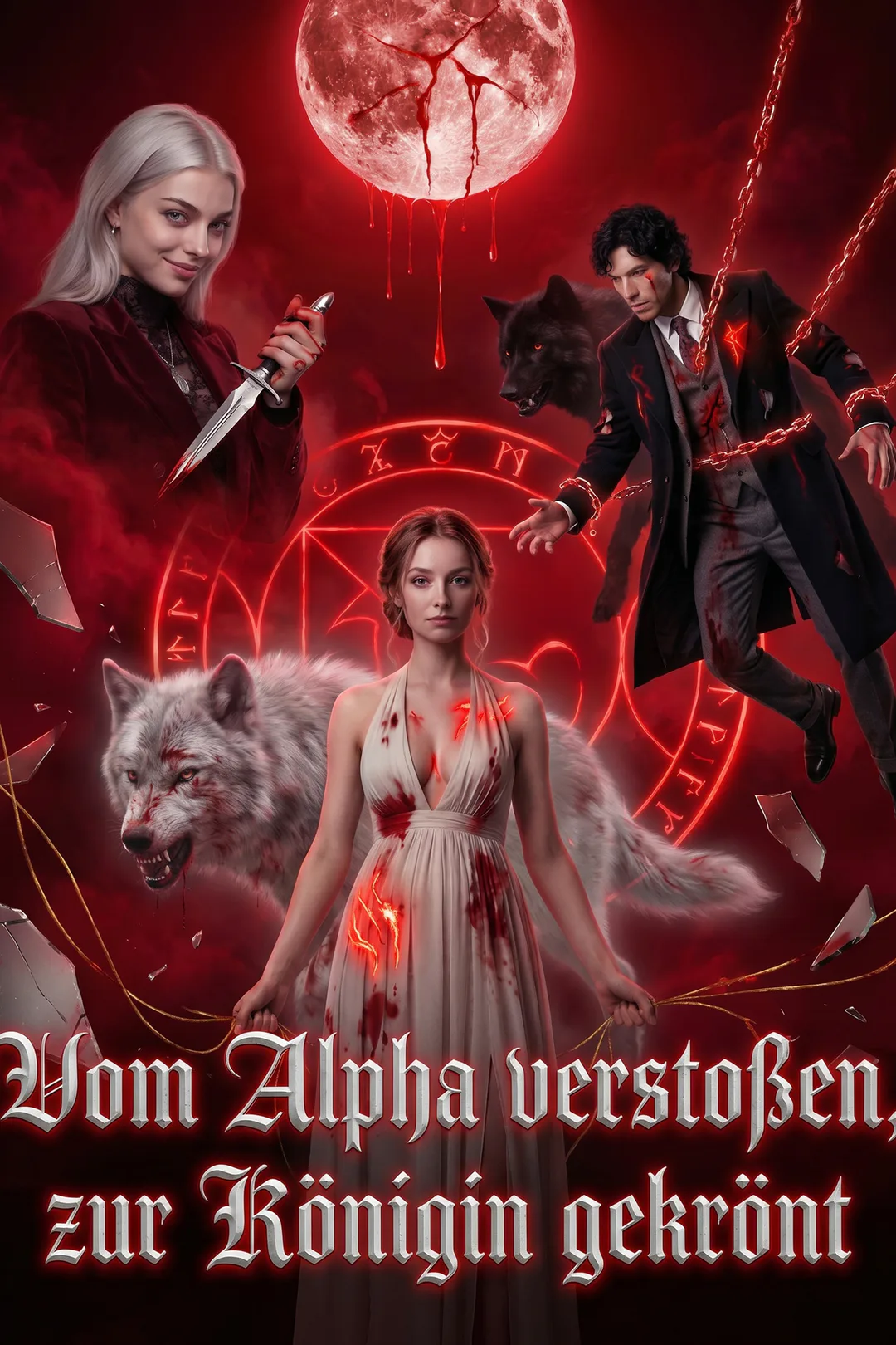 Poster von Vom Alpha verstoßen, zur Königin gekrönt