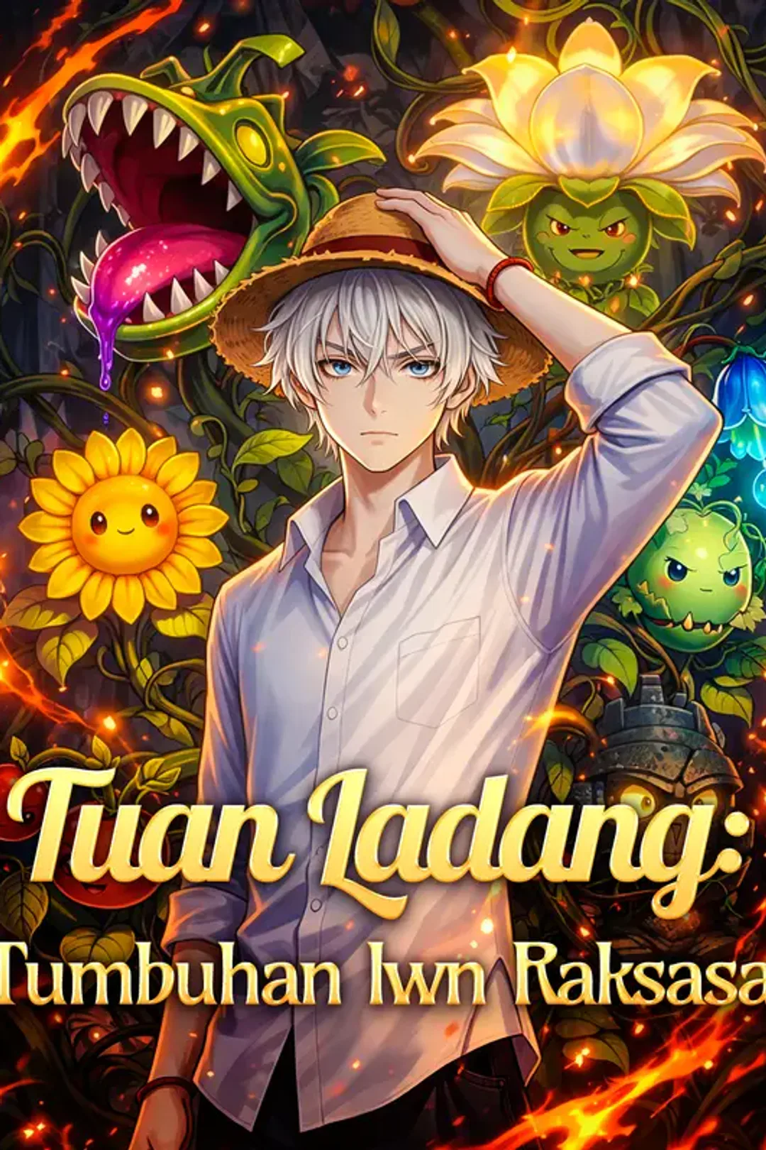 Poster Tuan Ladang: Tumbuhan lwn Raksasa