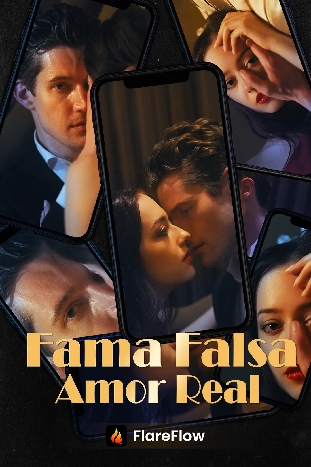 Póster de Fama Falsa, Amor Real