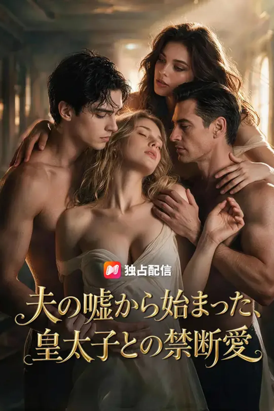 夫の嘘から始まった、皇太子との禁断愛のポスター