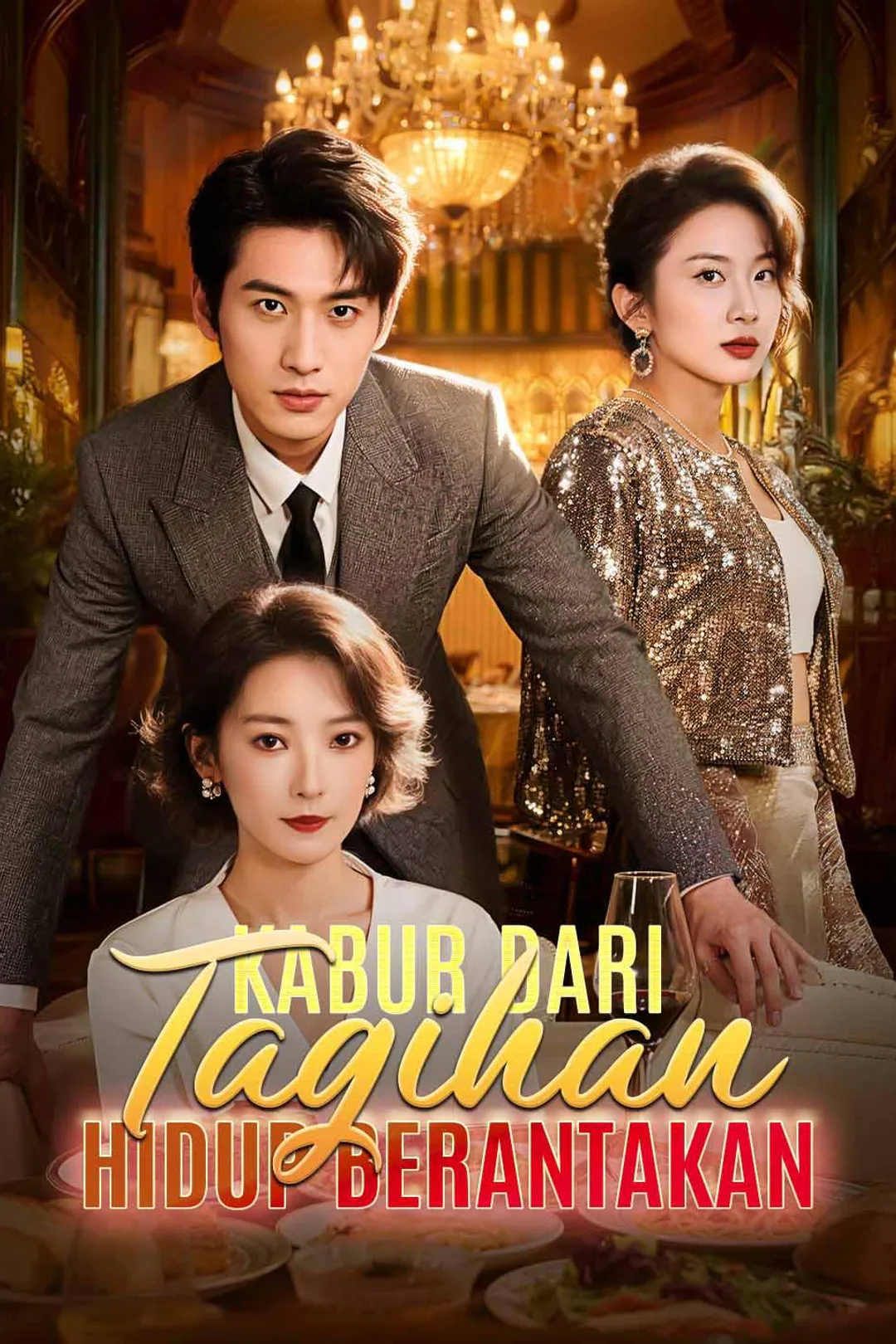Poster Kabur dari Tagihan, Hidup Berantakan