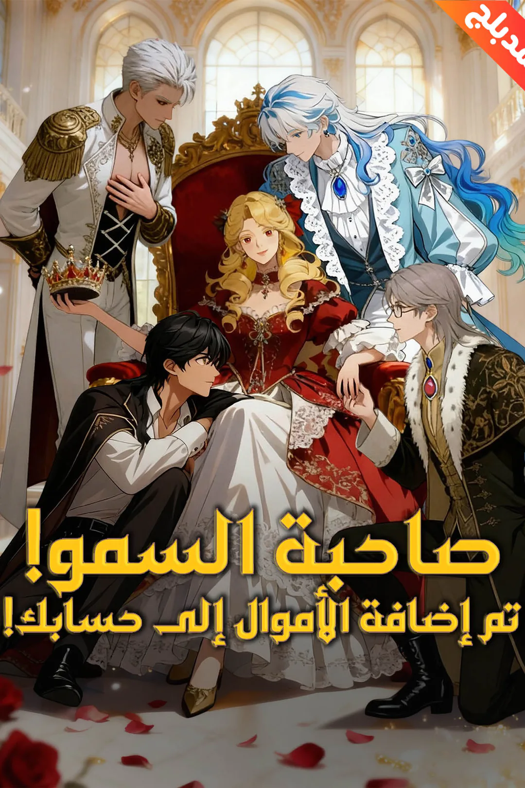 ملصق مسلسل «المدبلج-صاحبة السمو! تم إضافة الأموال إلى حسابك!»