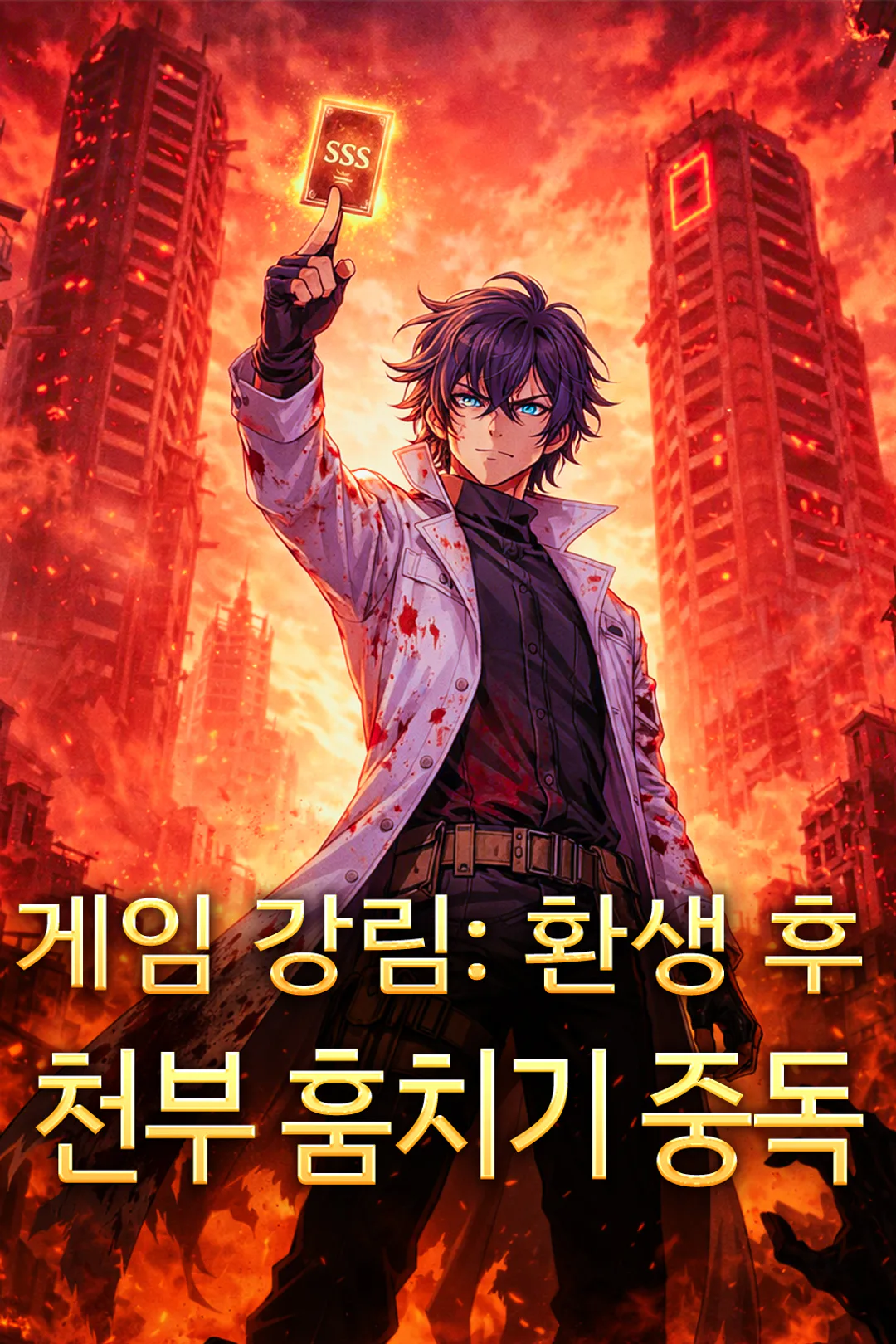 게임 강림: 환생 후 천부 훔치기 중독 포스터