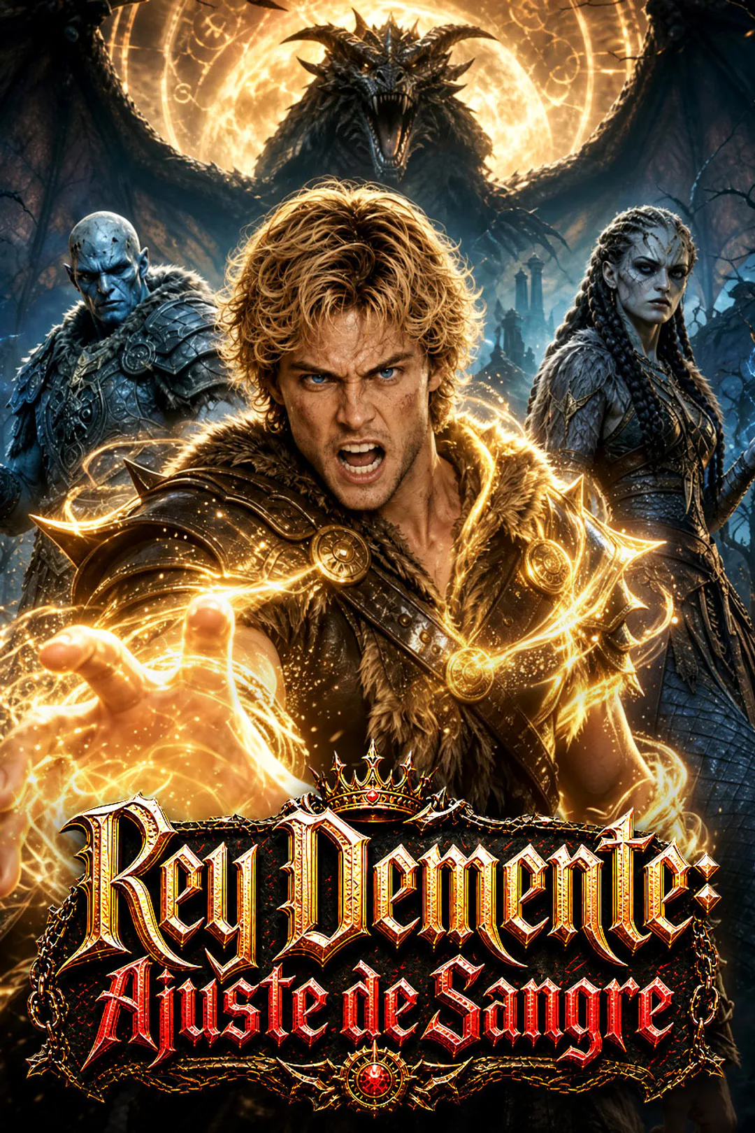 Póster de Rey demente: ajuste de sangre