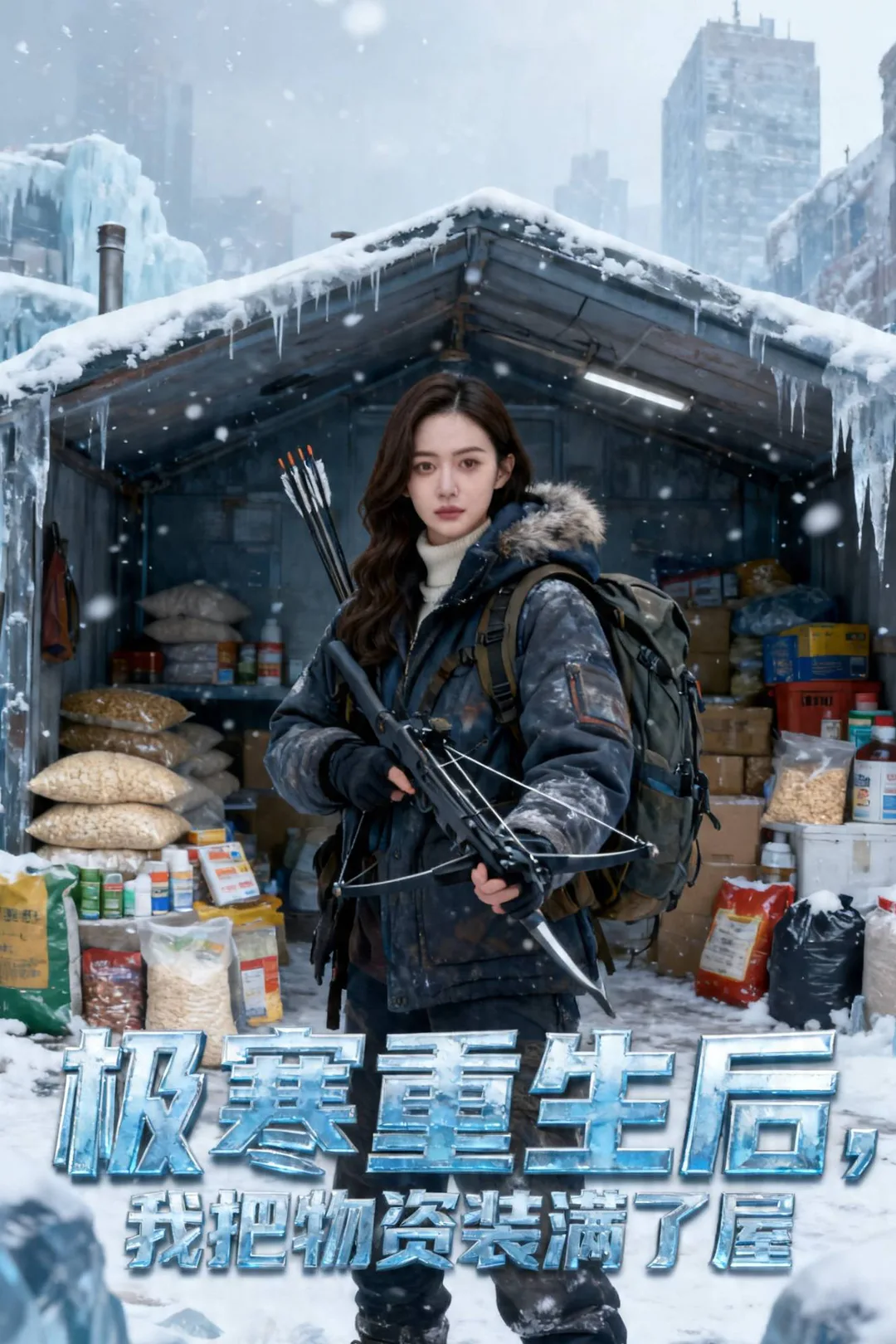 《极寒重生后,我把物资装满了屋》海报