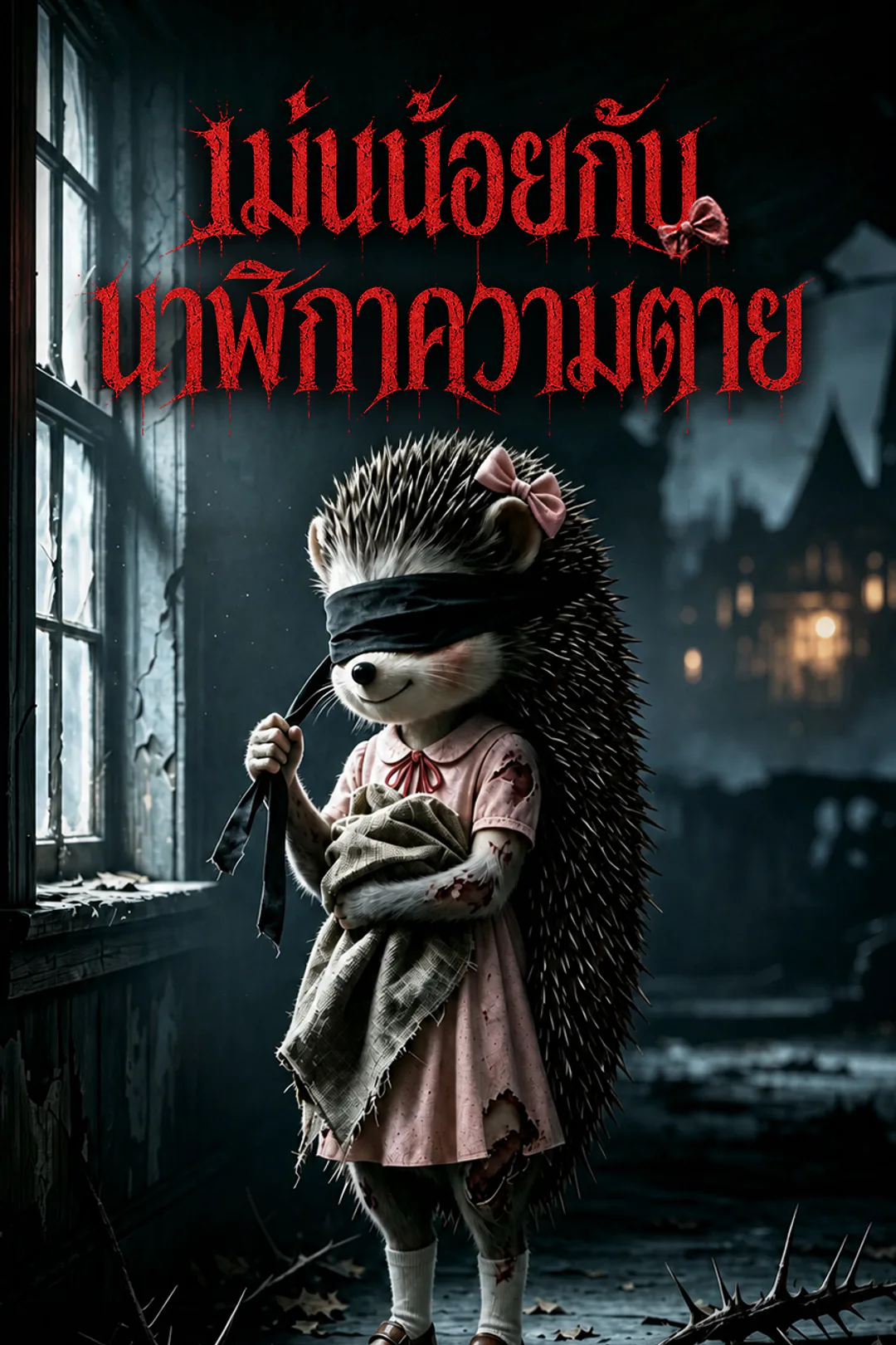 โปสเตอร์ เม่นน้อยกับนาฬิกาความตาย