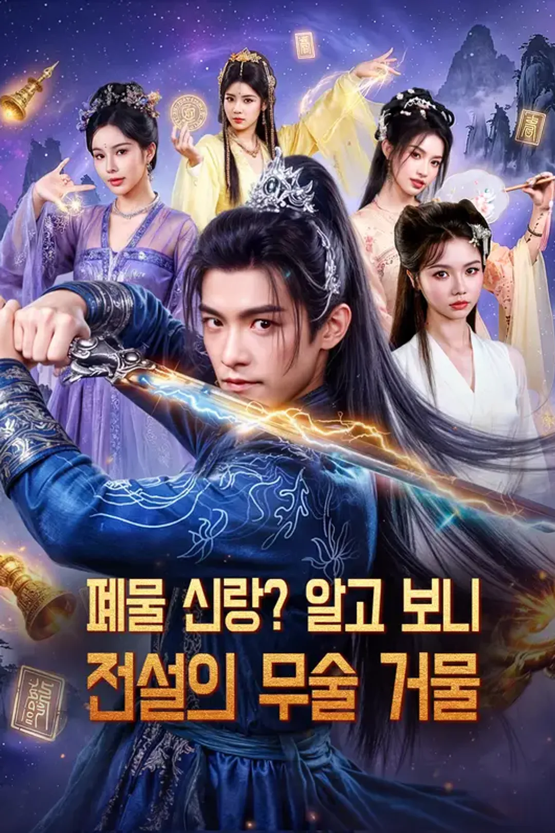 폐물 신랑? 알고 보니 전설의 무술 거물 포스터