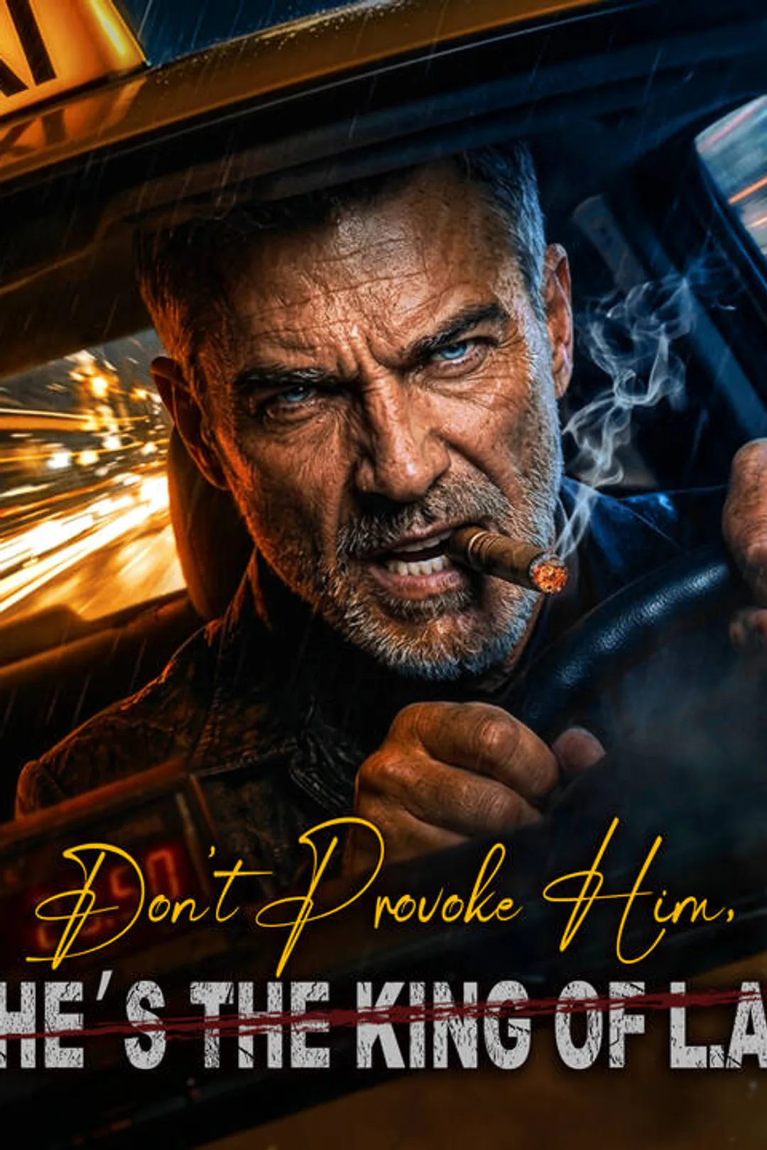 Don’t Provoke Him，He’s the King of L.A poster