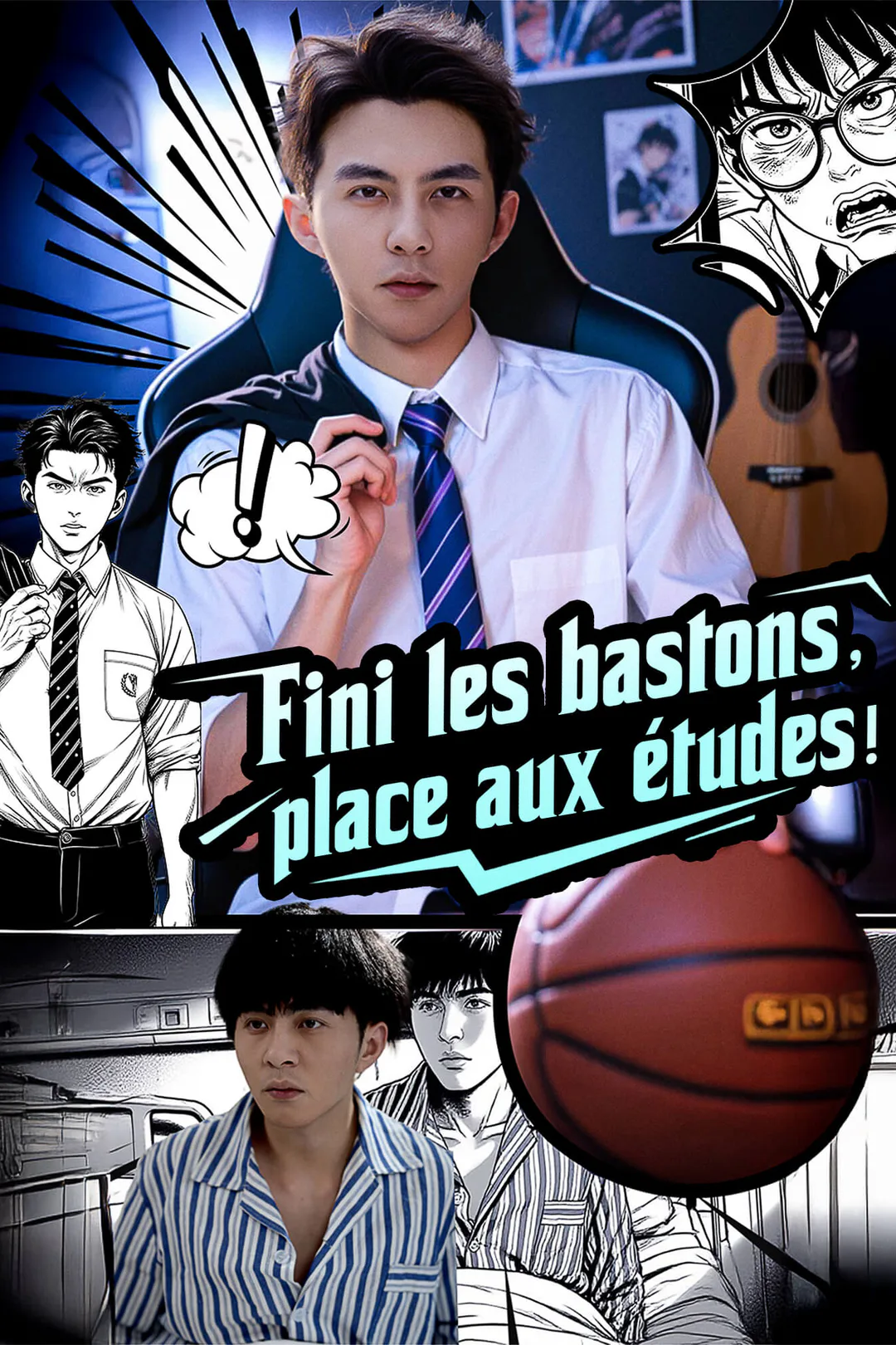 Affiche de Fini les bastons, place aux études !
