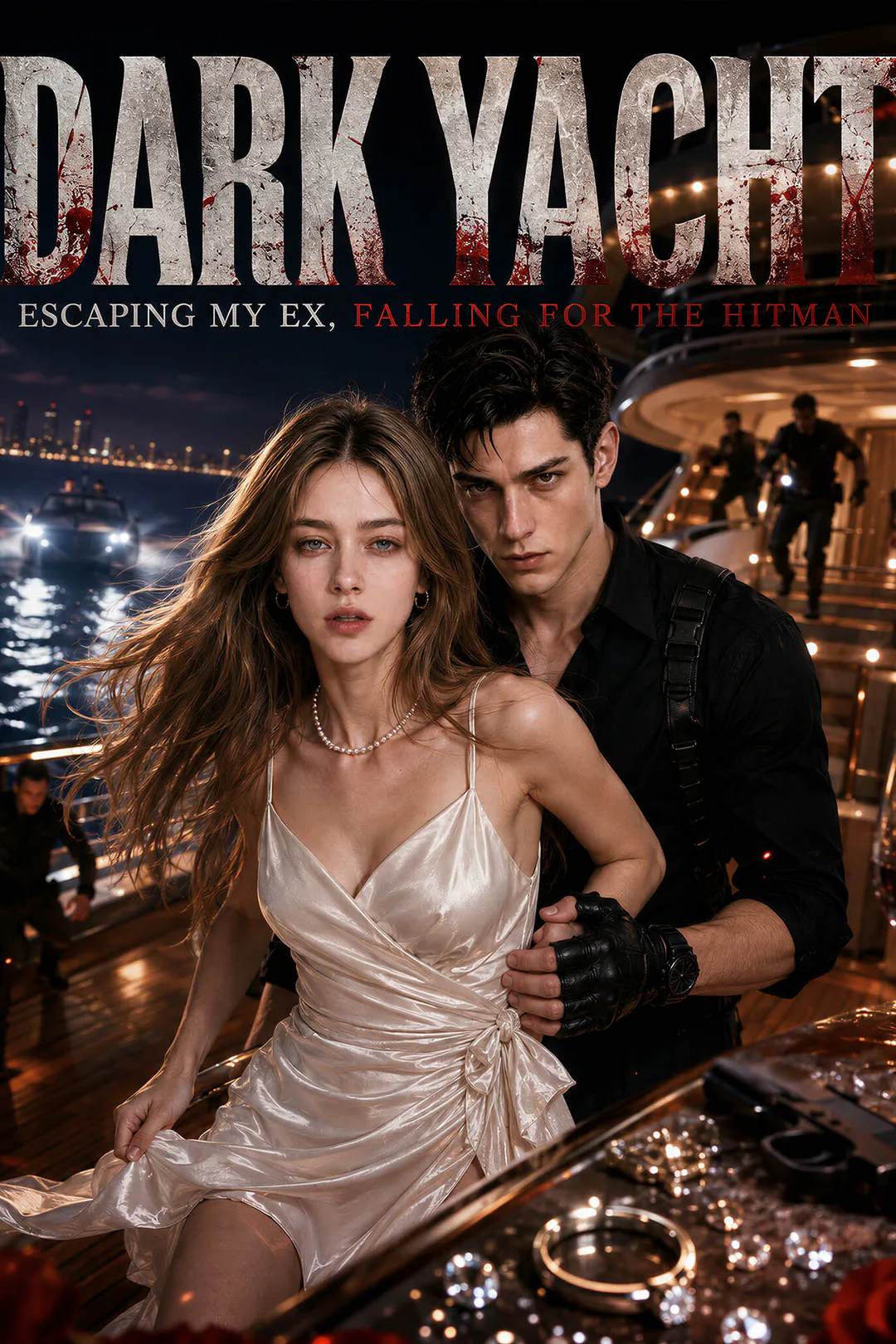 Dark Yacht Escaping My Exfalling for the Hitman poster