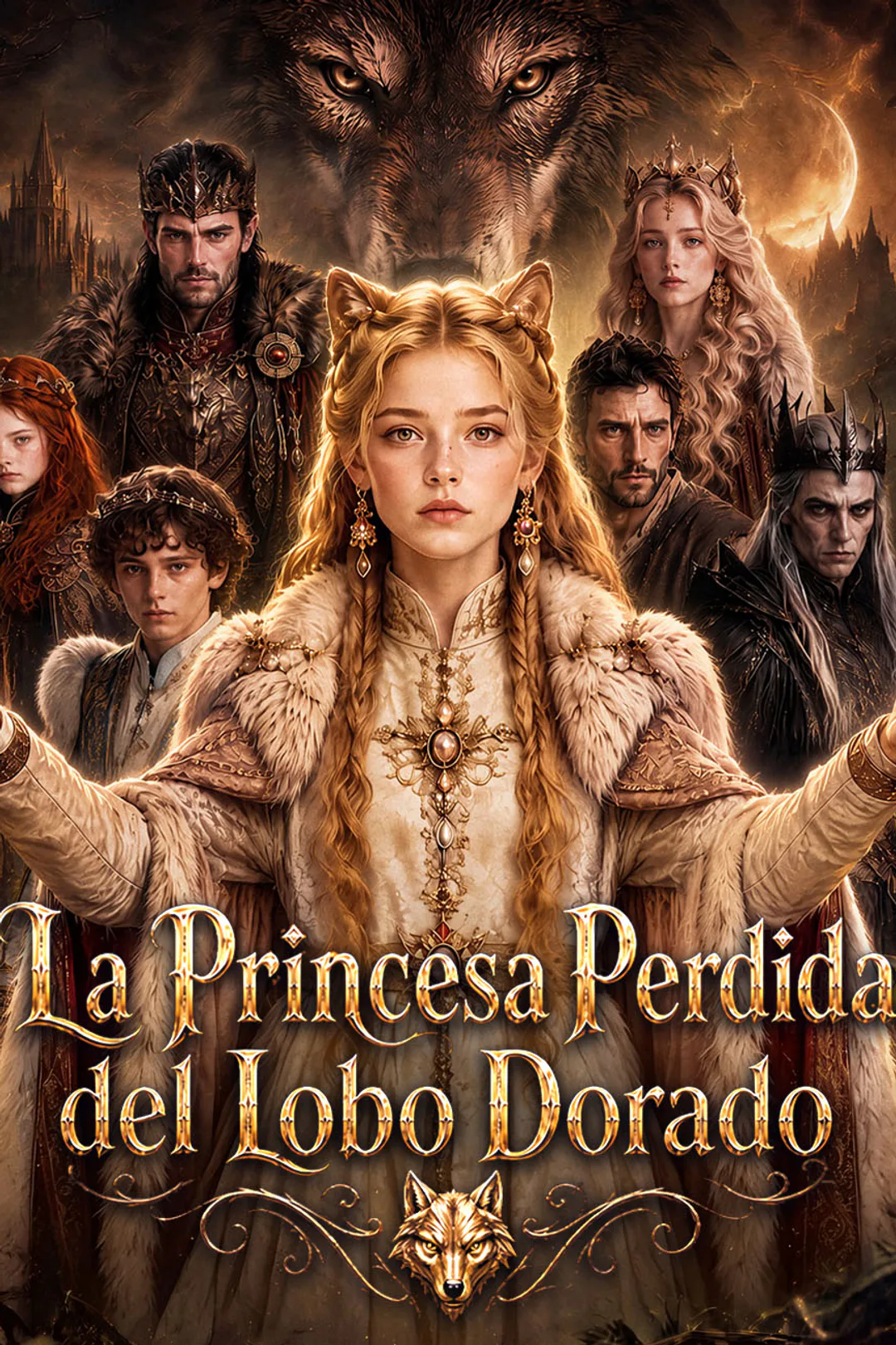 Póster de La princesa perdida del Lobo Dorado