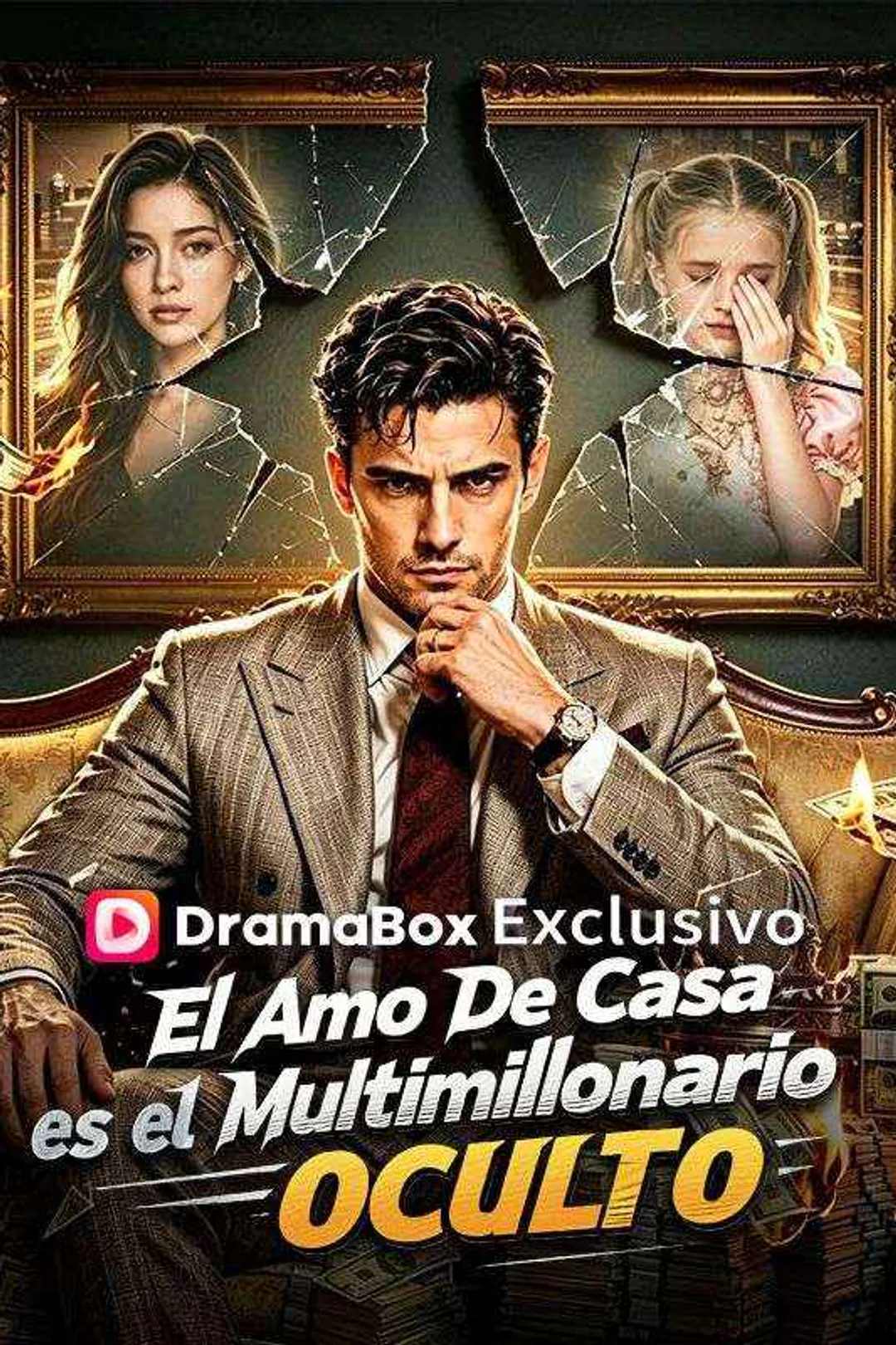 Póster de El amo de casa es el multimillonario oculto