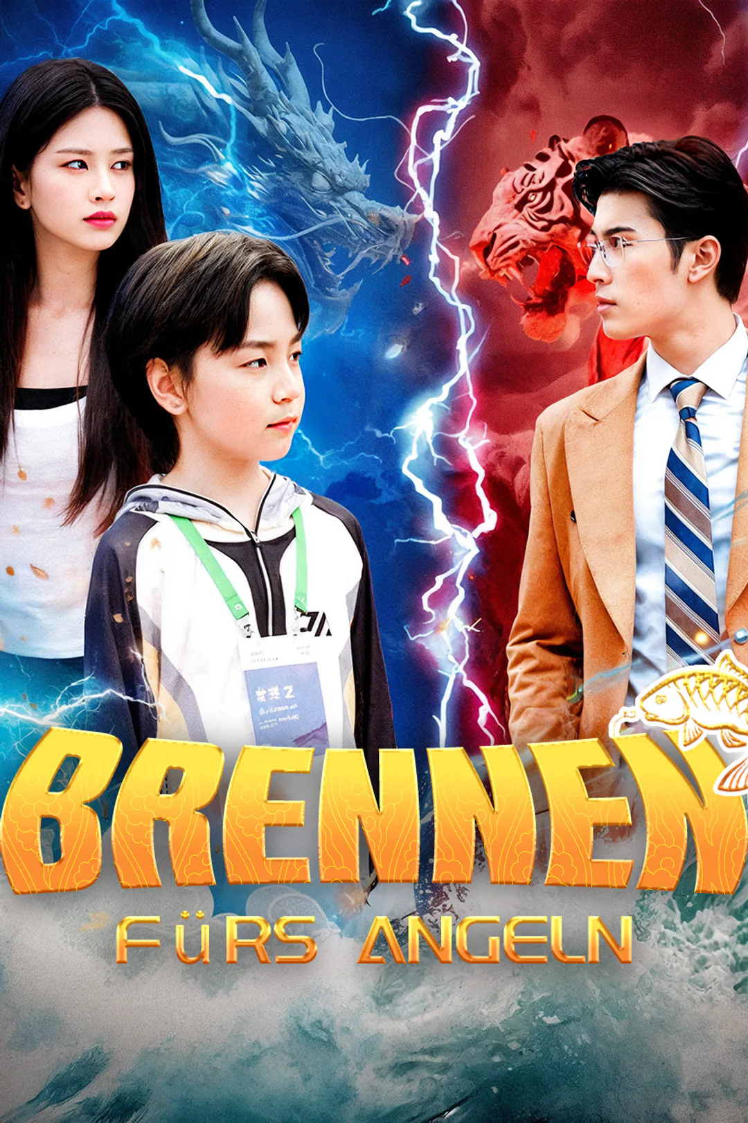 Poster von Brennen fürs Angeln