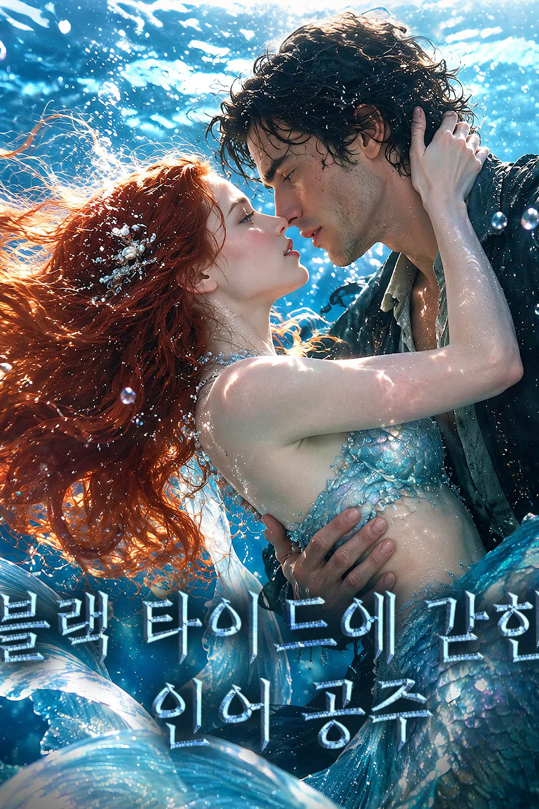 블랙 타이드에 갇힌 인어 공주 포스터