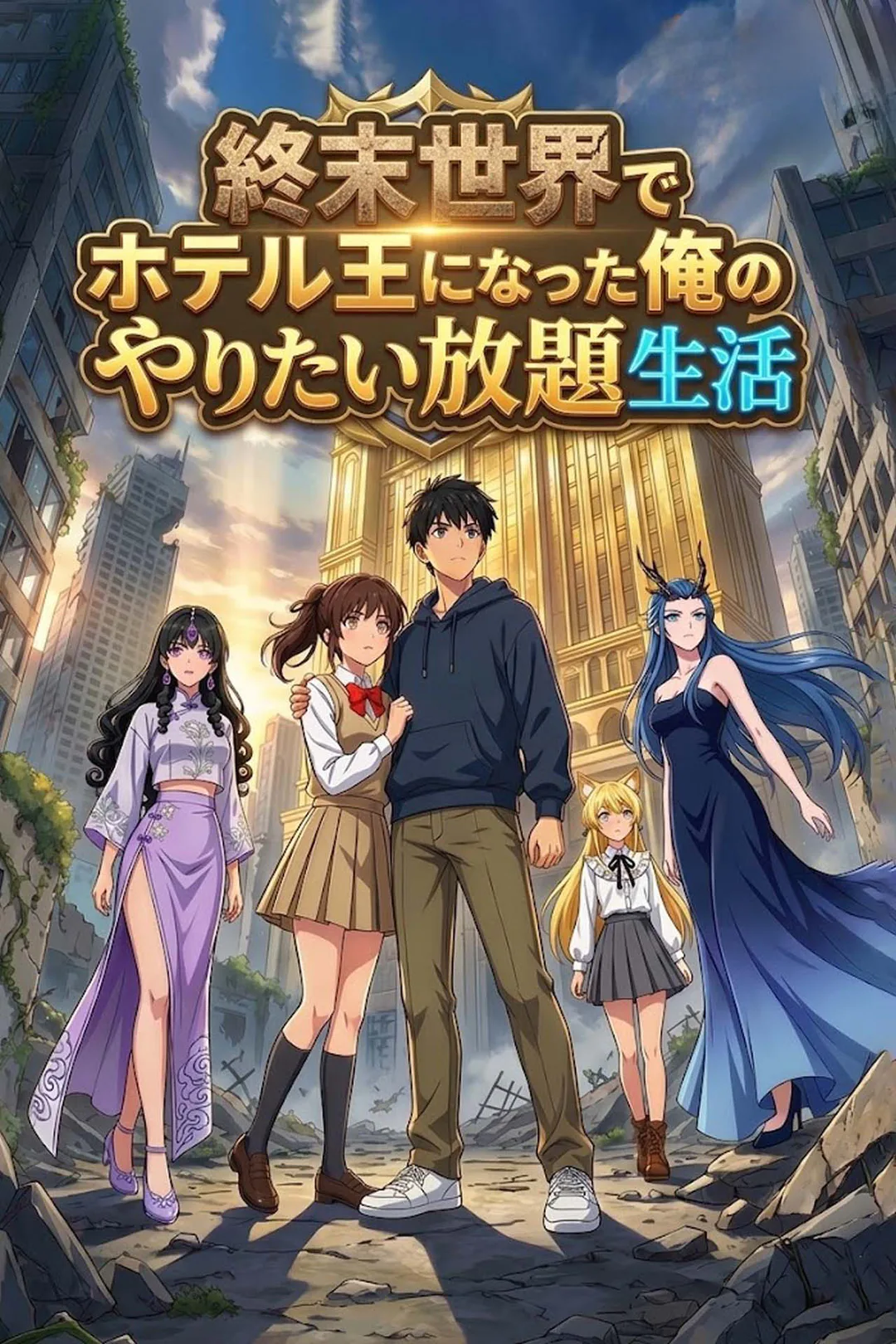 終末世界でホテル王になった俺のやりたい放題生活のポスター