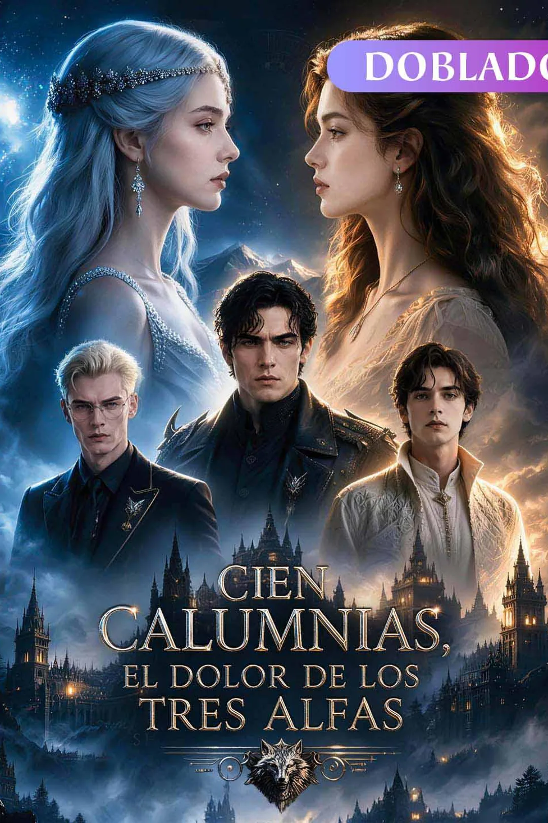 Póster de Cien Calumnias, el Dolor de los Tres Alfas