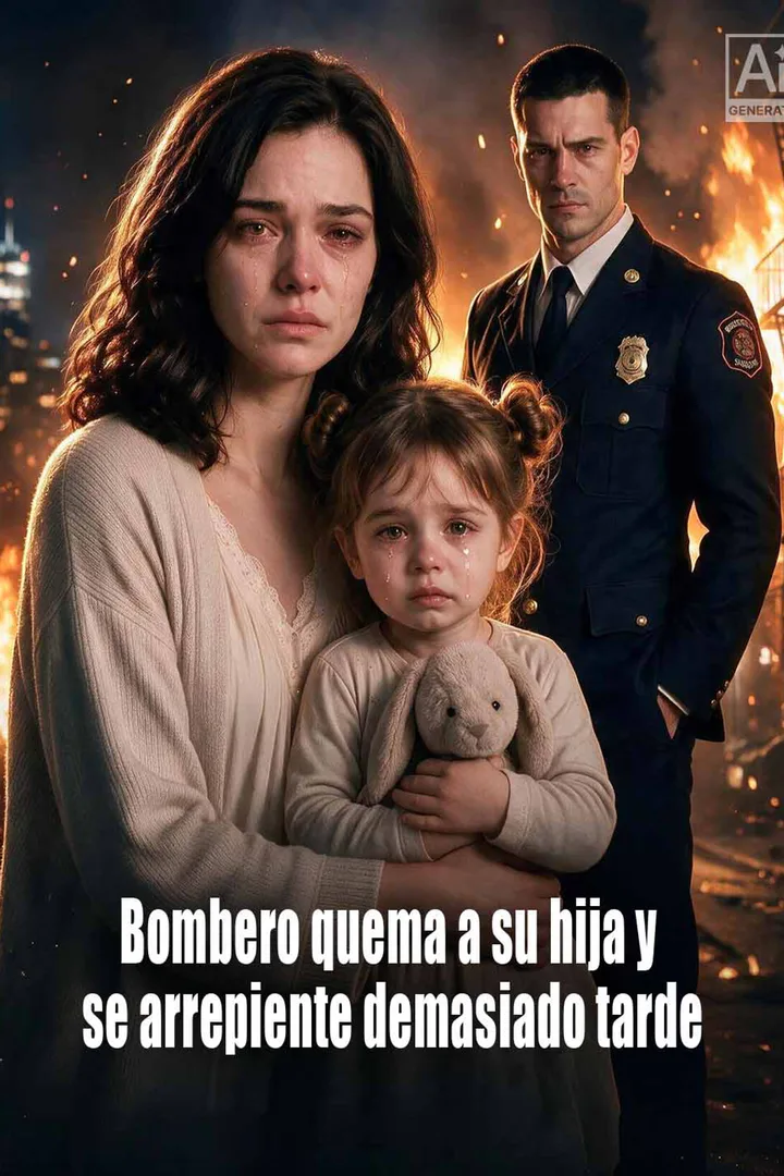 Póster de Bombero quema a su hija y se arrepiente demasiado tarde