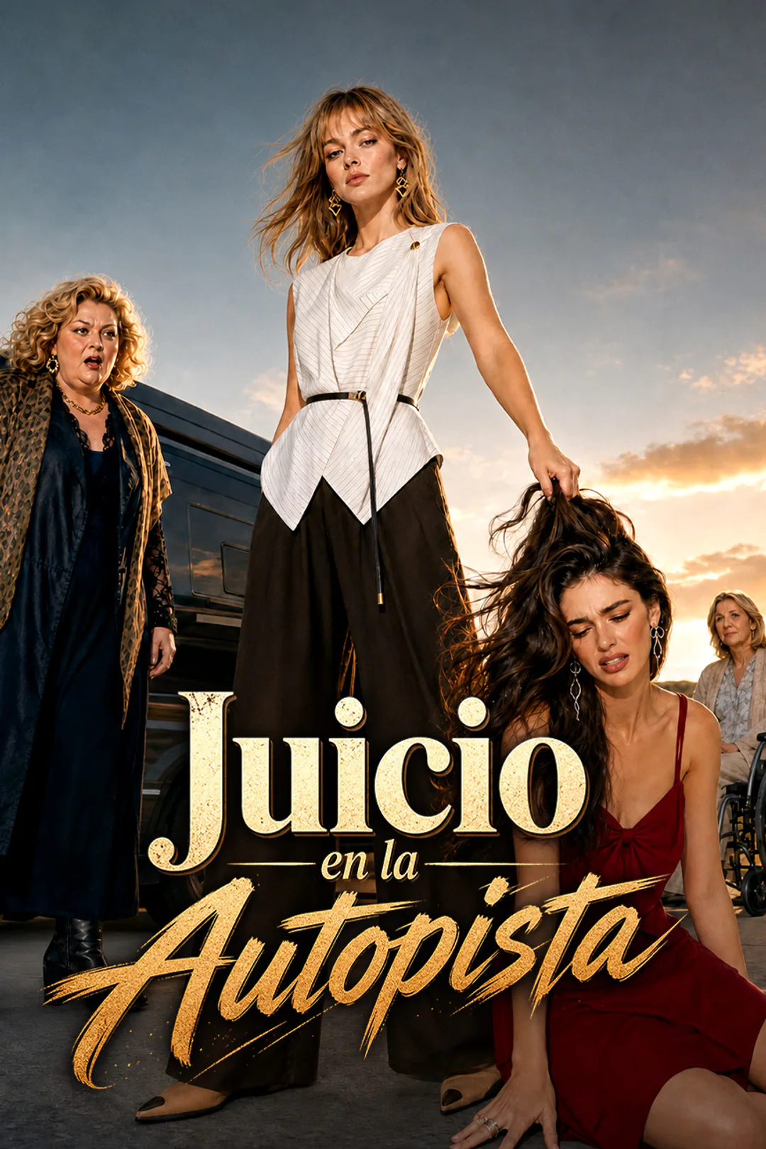 Póster de Juicio en la autopista