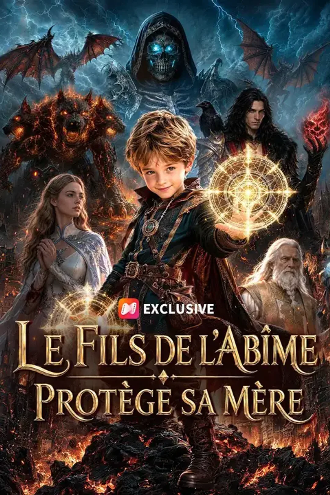 Affiche de Le fils de l’abîme protège sa mère