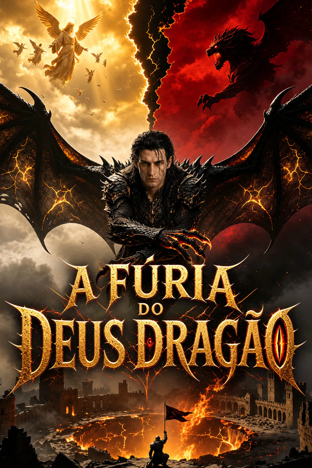 Pôster de A Fúria do Deus Dragão